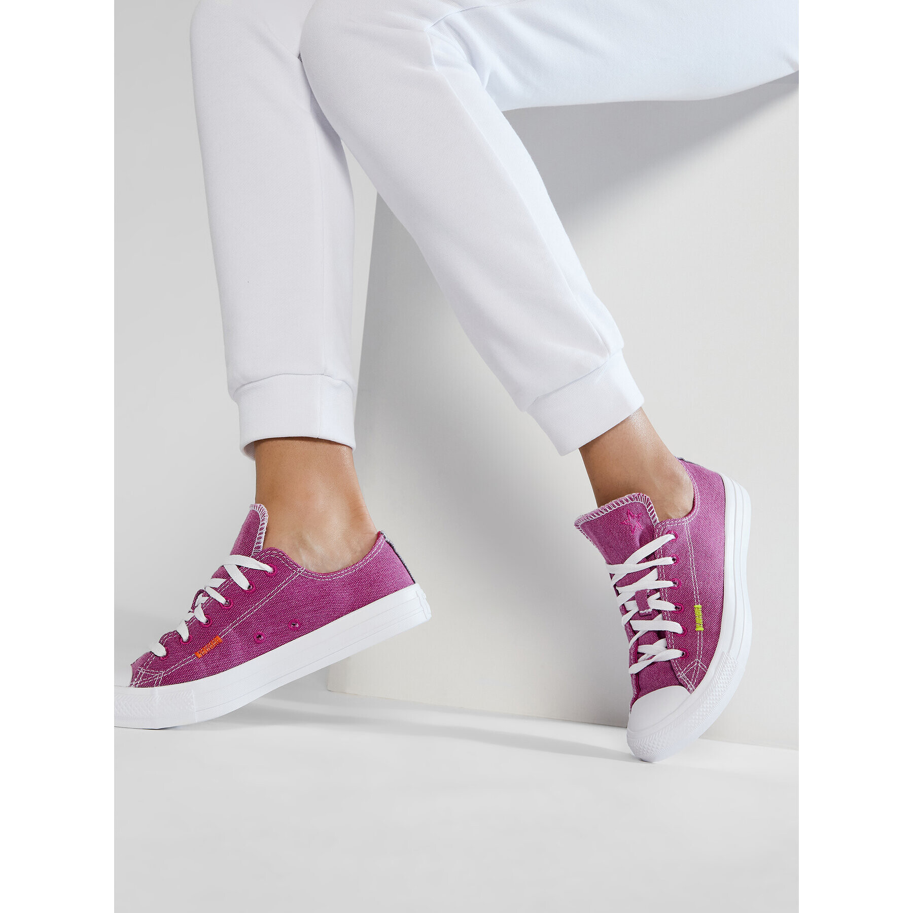 Converse Plátěnky Ctas Ox 168601C Růžová - Pepit.cz