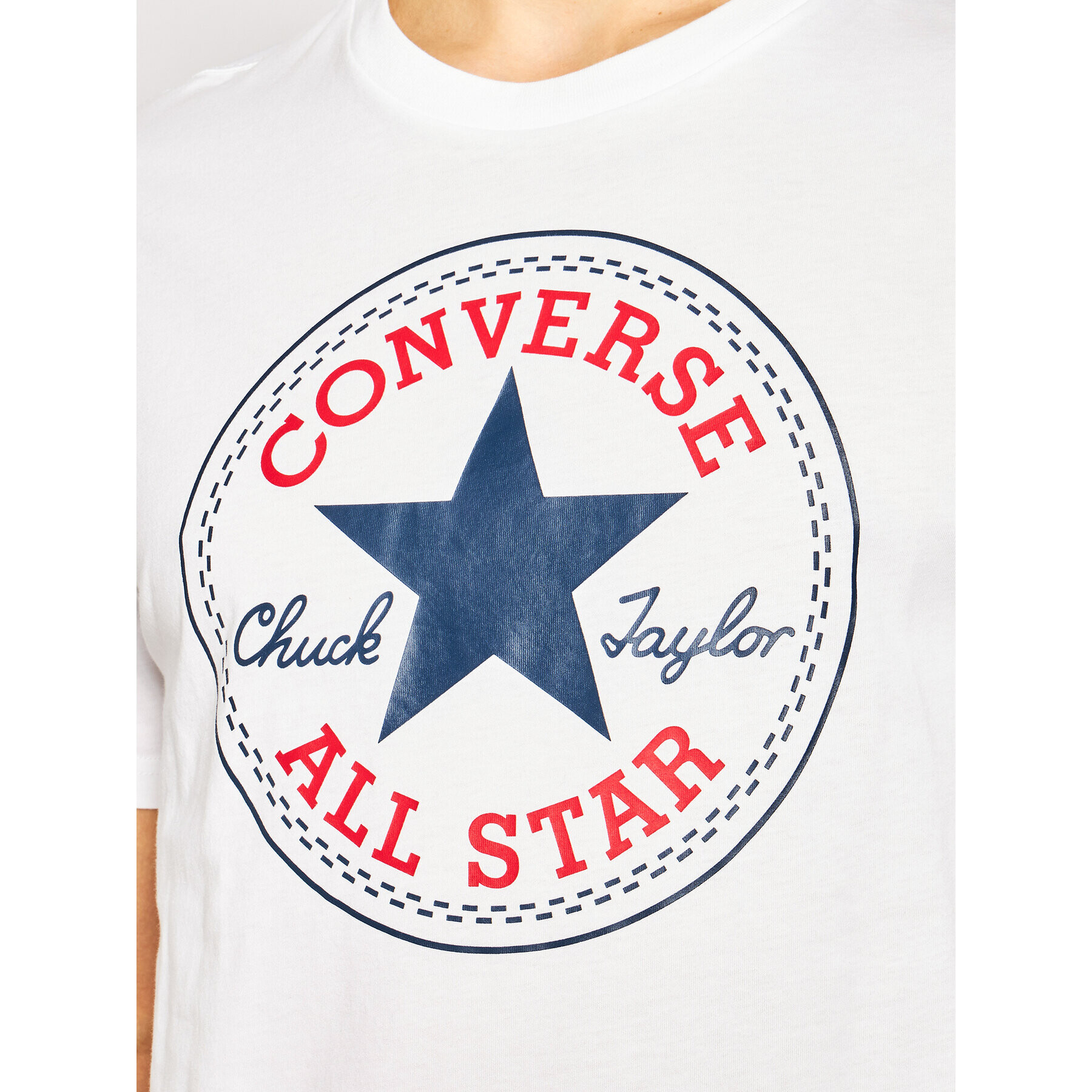 Converse T-Shirt Chuck Pack 10007887-A04 Bílá Regular Fit - Pepit.cz