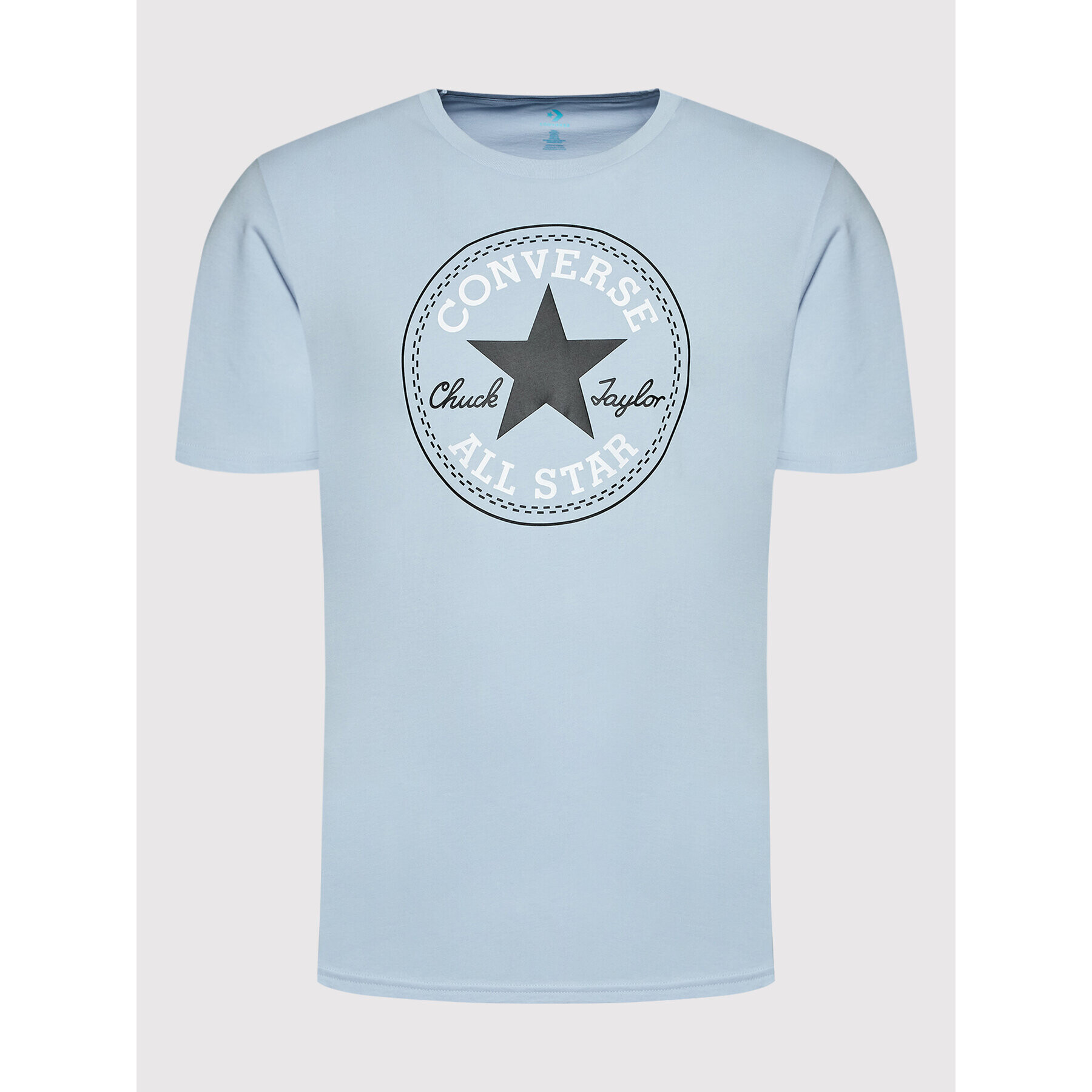 Converse T-Shirt Chuck Patch 10007887-A58 Modrá Standard Fit - Pepit.cz