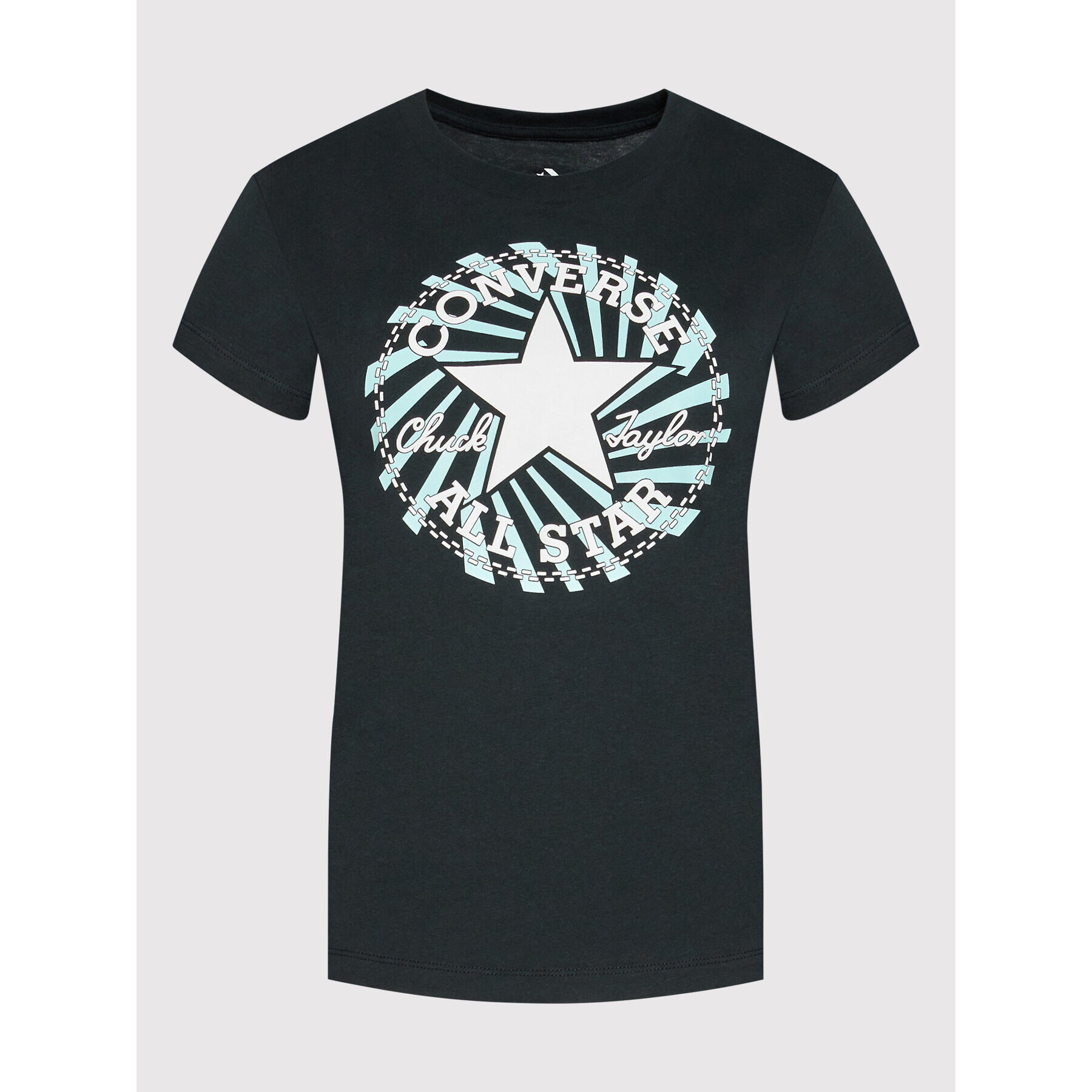 Converse T-Shirt Chuck Patch Exploded 10024032-A01 Černá Standard Fit - Pepit.cz