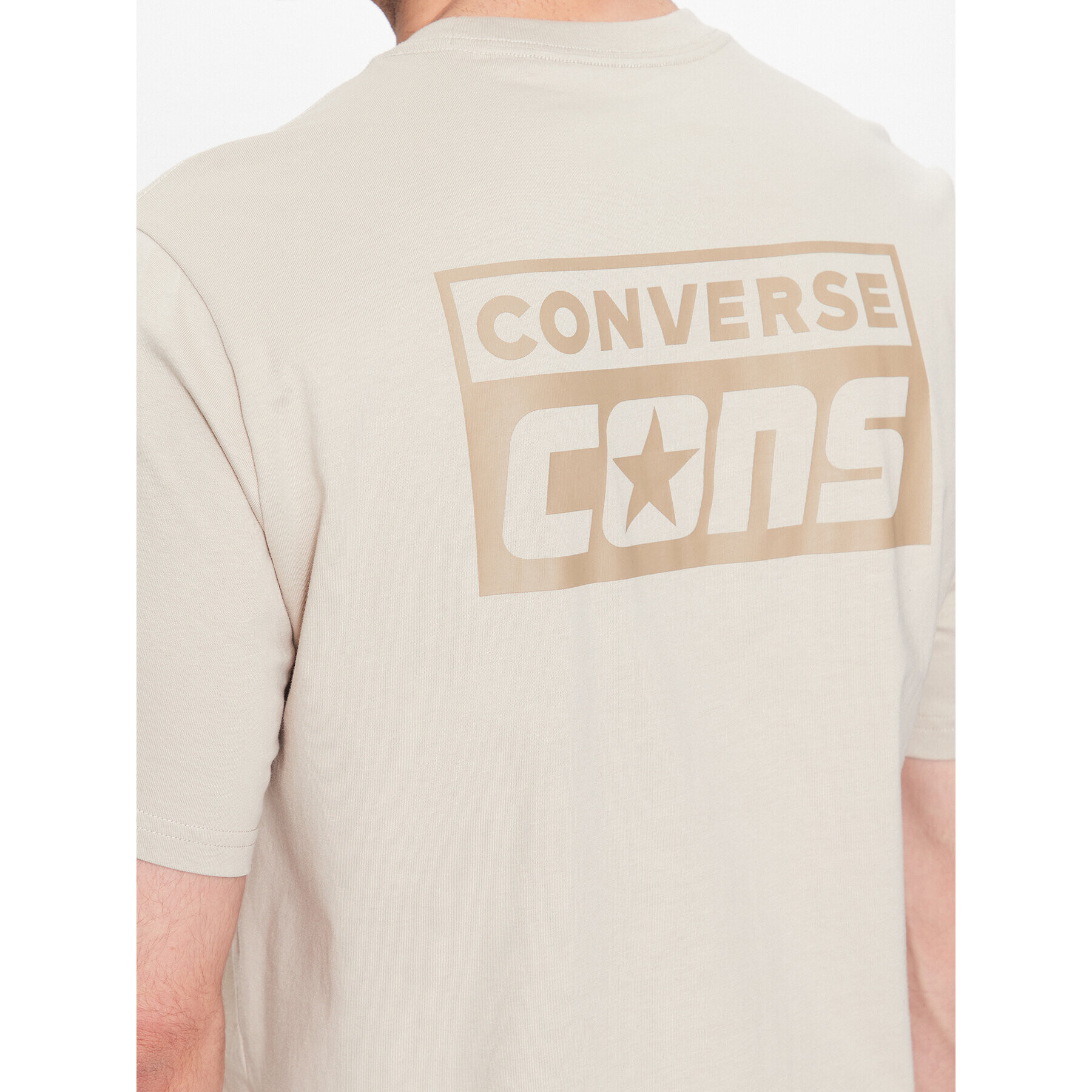 Converse T-Shirt Cons 10021134-A16 Béžová Regular Fit - Pepit.cz