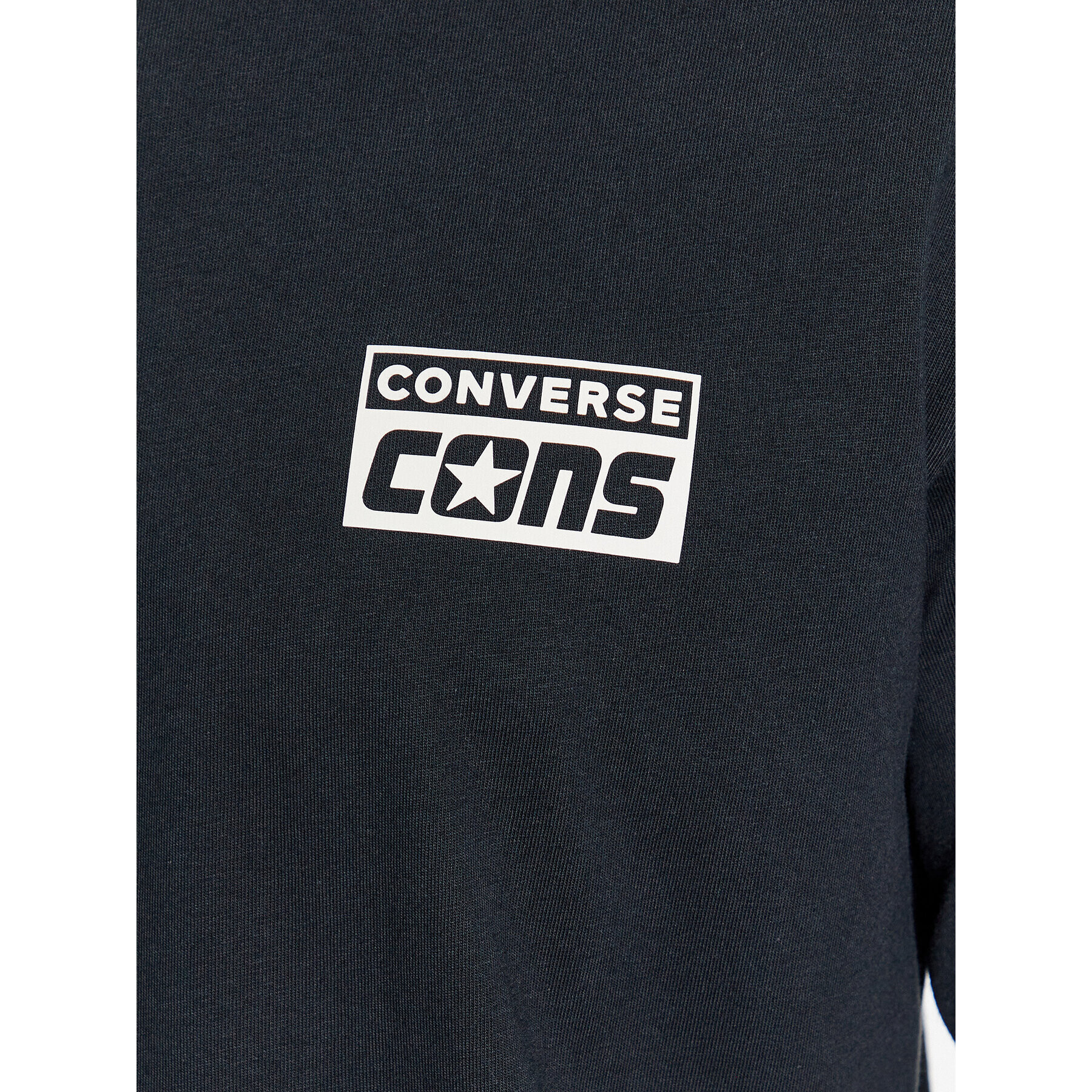 Converse T-Shirt Cons Tee 10021134-A01 Černá Regular Fit - Pepit.cz