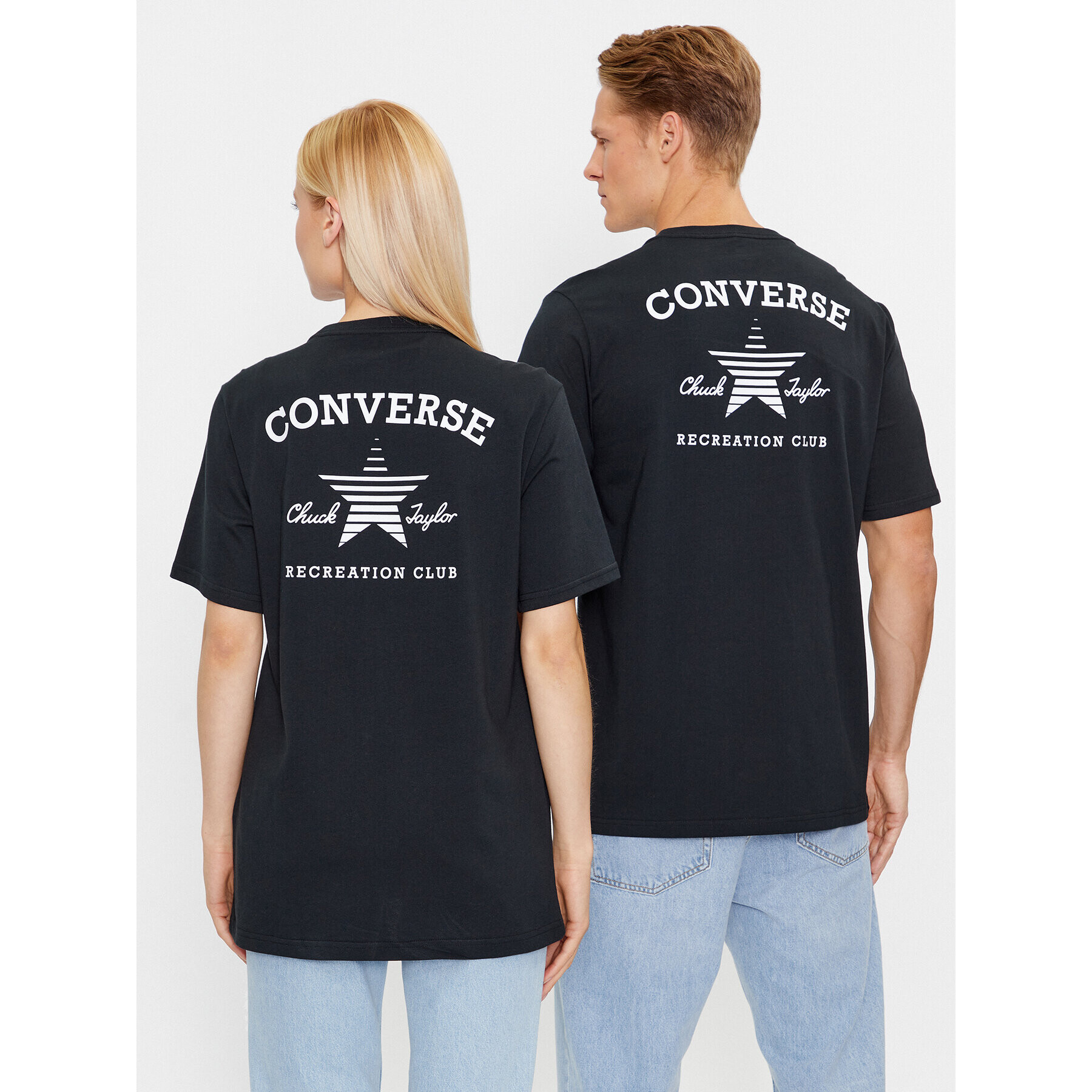 Converse T-Shirt Gf Retro Chuck Graphic Tee 2 10025913-A03 Černá Regular Fit - Pepit.cz