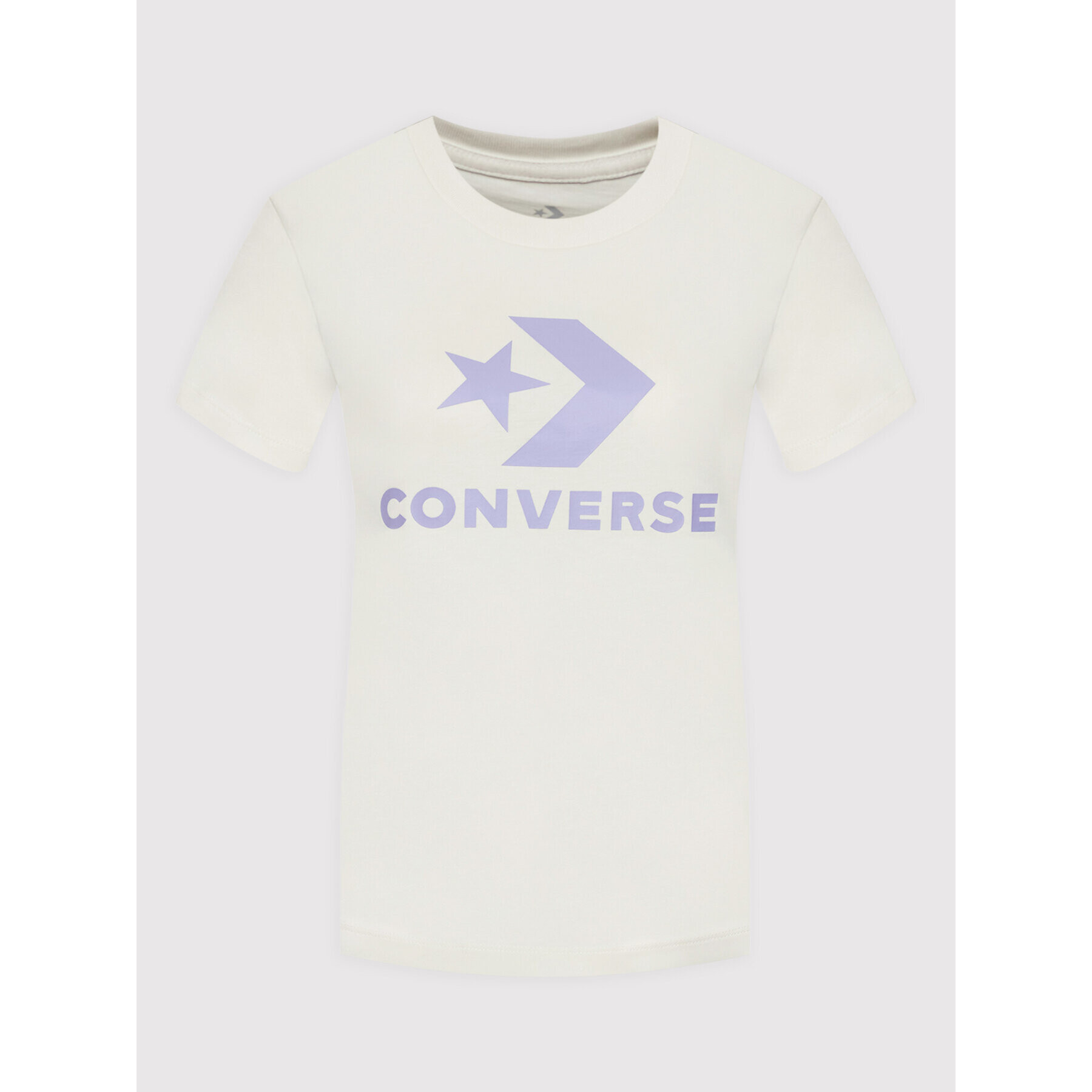 Converse T-Shirt Star Chevron 10018569-A40 Bílá Regular Fit - Pepit.cz