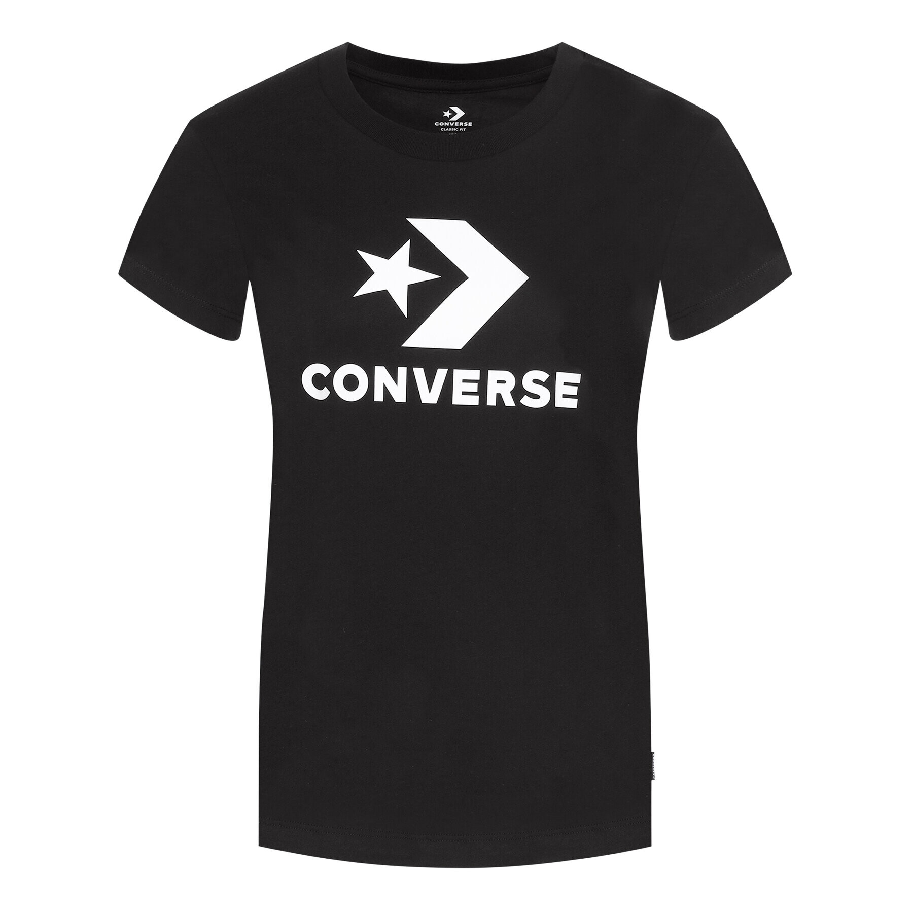 Converse T-Shirt Star Chevron 10018569 Černá Regular Fit - Pepit.cz