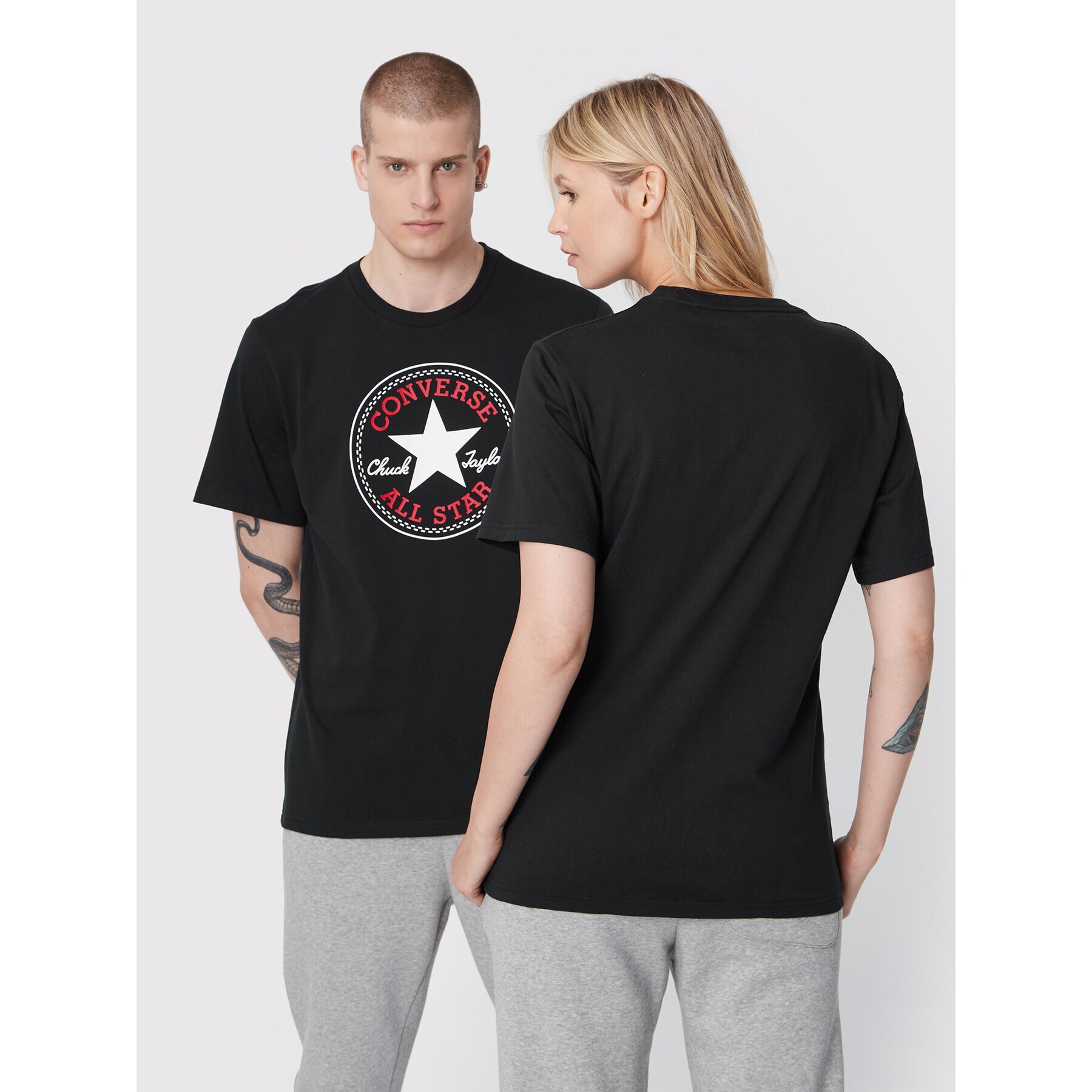 Converse T-Shirt Unisex 10024064-A02 Černá Standard Fit - Pepit.cz