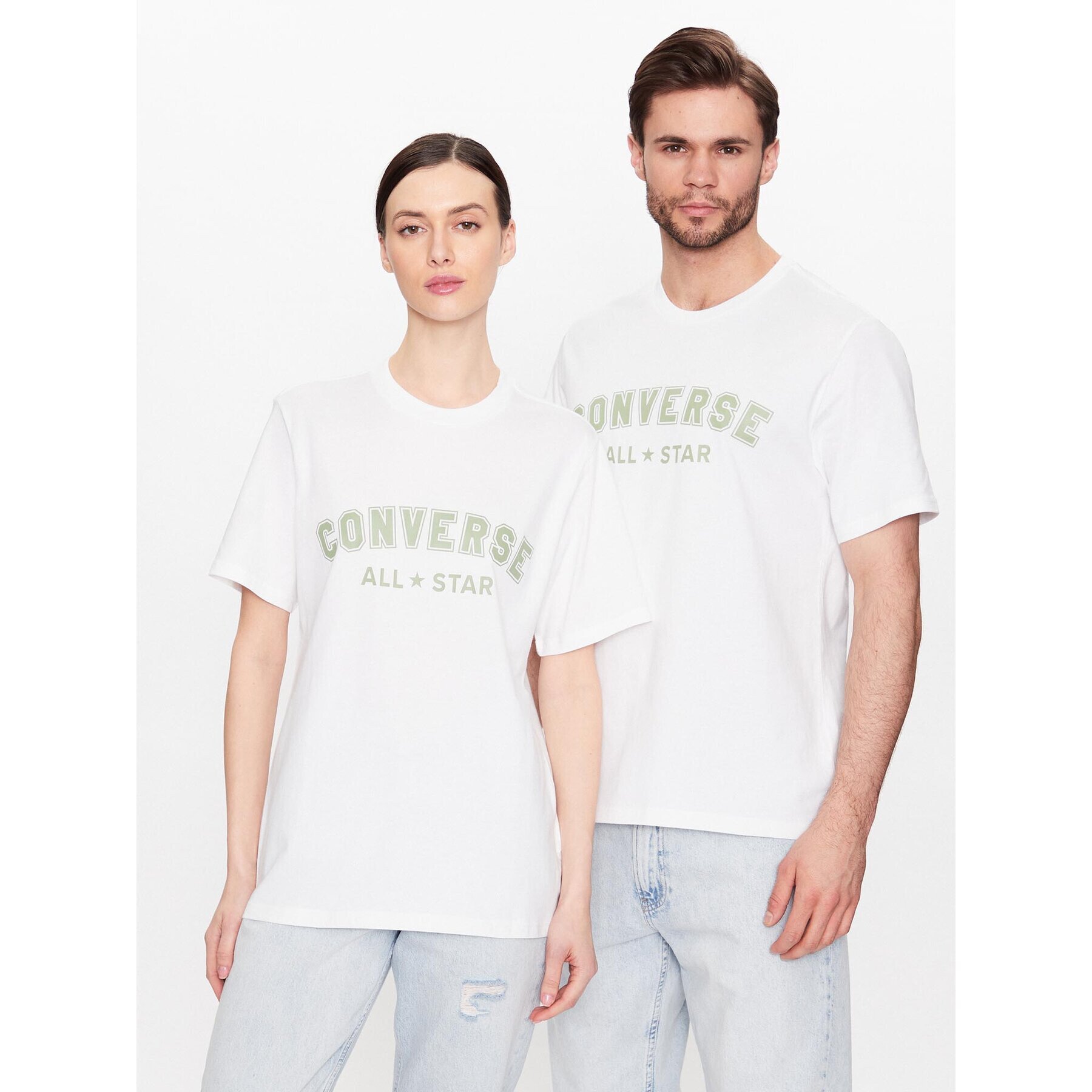 Converse T-Shirt Unisex All Star 10024566-A01 Bílá Regular Fit - Pepit.cz