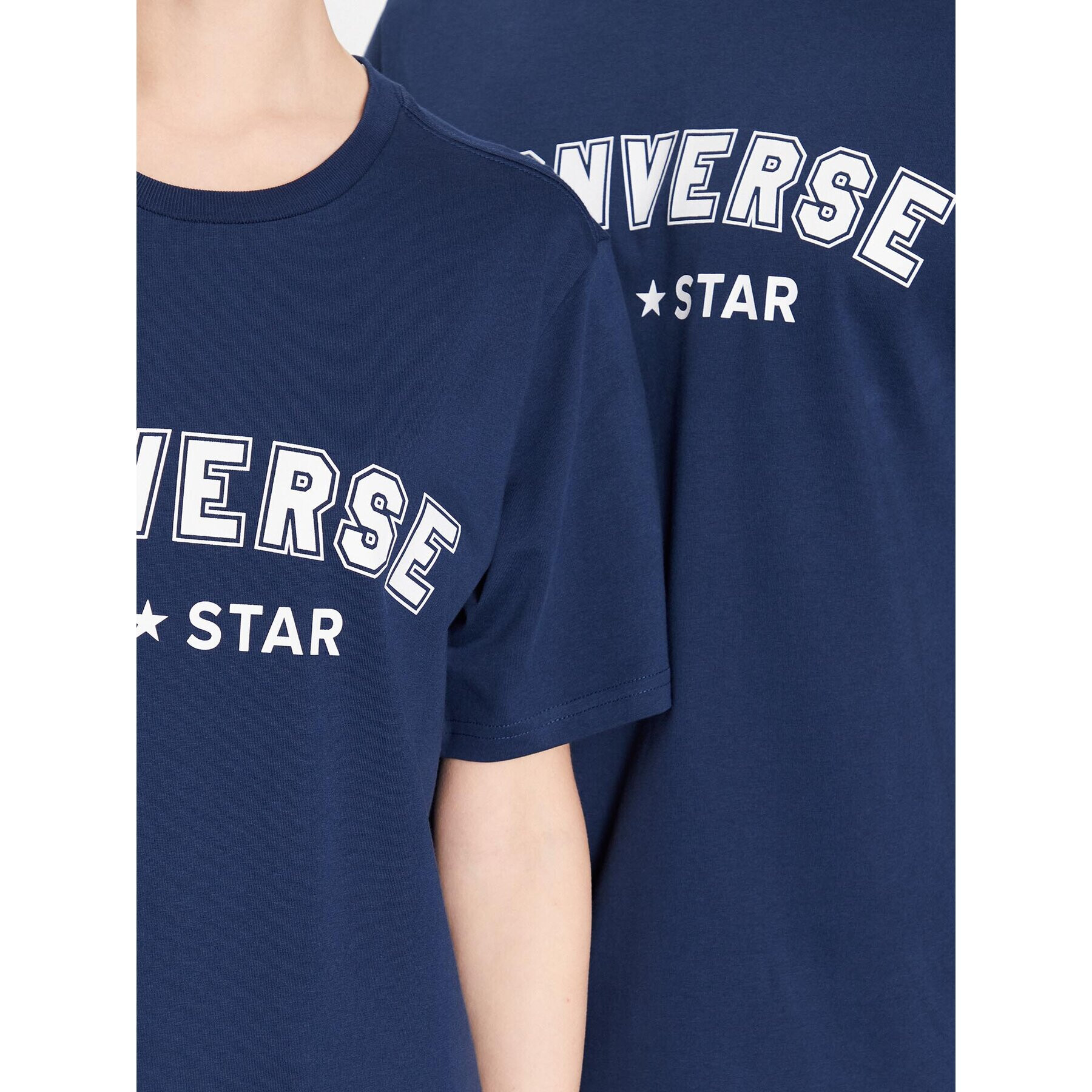 Converse T-Shirt Unisex All Star 10024566-A14 Tmavomodrá Regular Fit - Pepit.cz