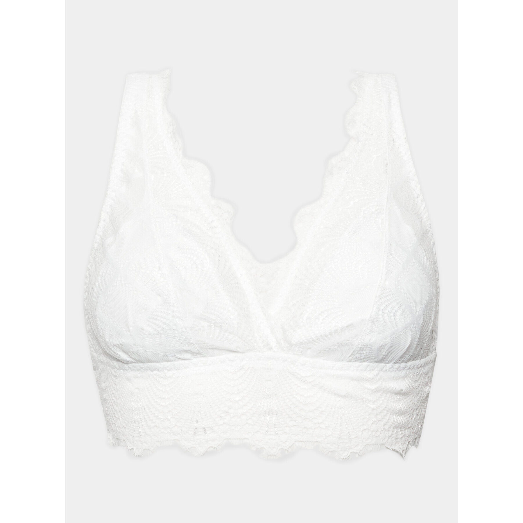 Cosabella Podprsenka Bralette Allure Plunge ALLUR1321 Bílá - Pepit.cz