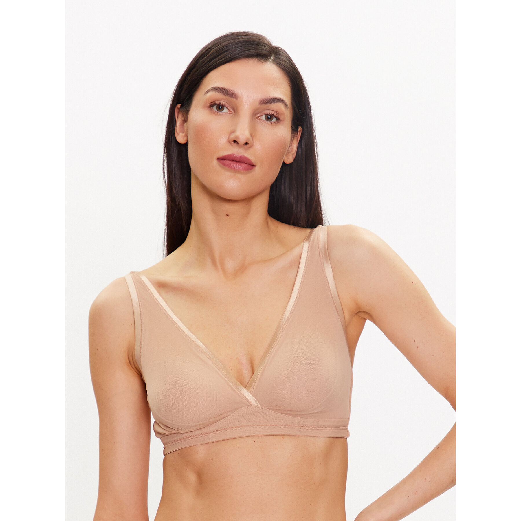 Cosabella Podprsenka Bralette Soire Confidence Curvy SOIRC1310 Béžová - Pepit.cz