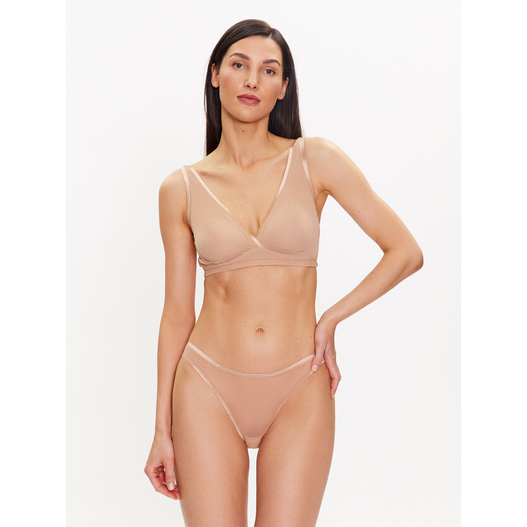 Cosabella Podprsenka Bralette Soire Confidence Curvy SOIRC1310 Béžová - Pepit.cz