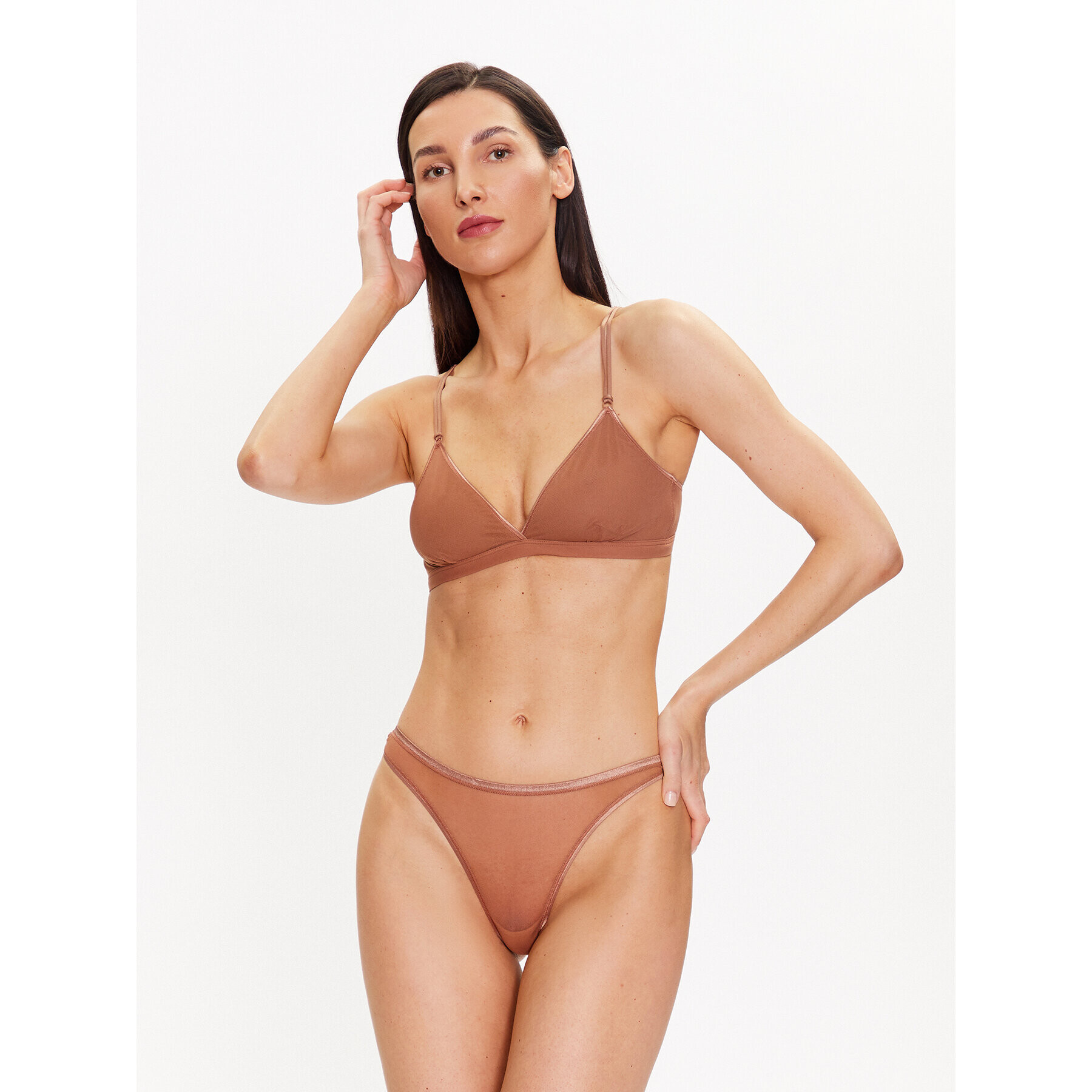 Cosabella Podprsenka Bralette Soire Confidence SOIRC1301 Hnědá - Pepit.cz