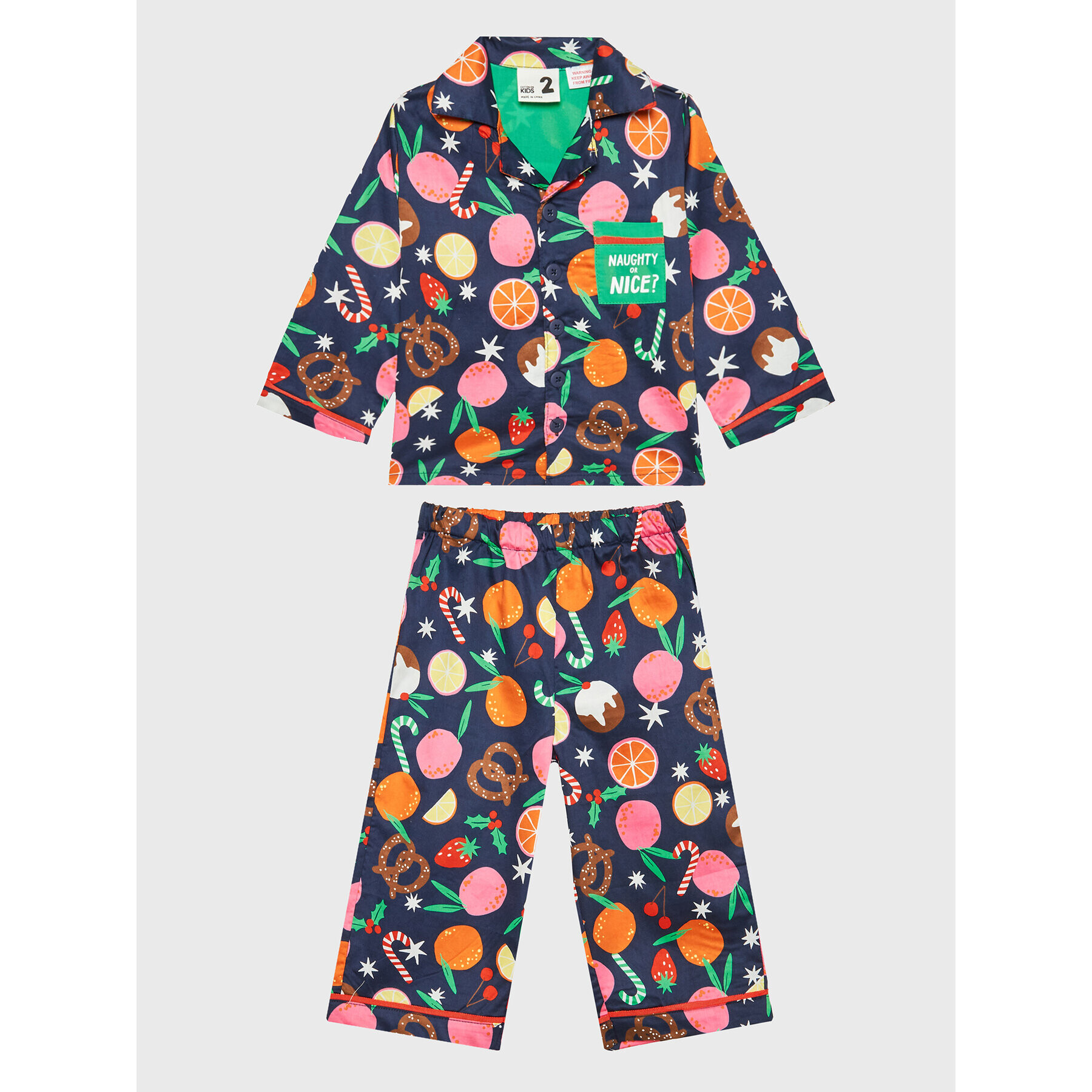 Cotton On Kids Pyžamo Bailey 7342255 Tmavomodrá Regular Fit - Pepit.cz