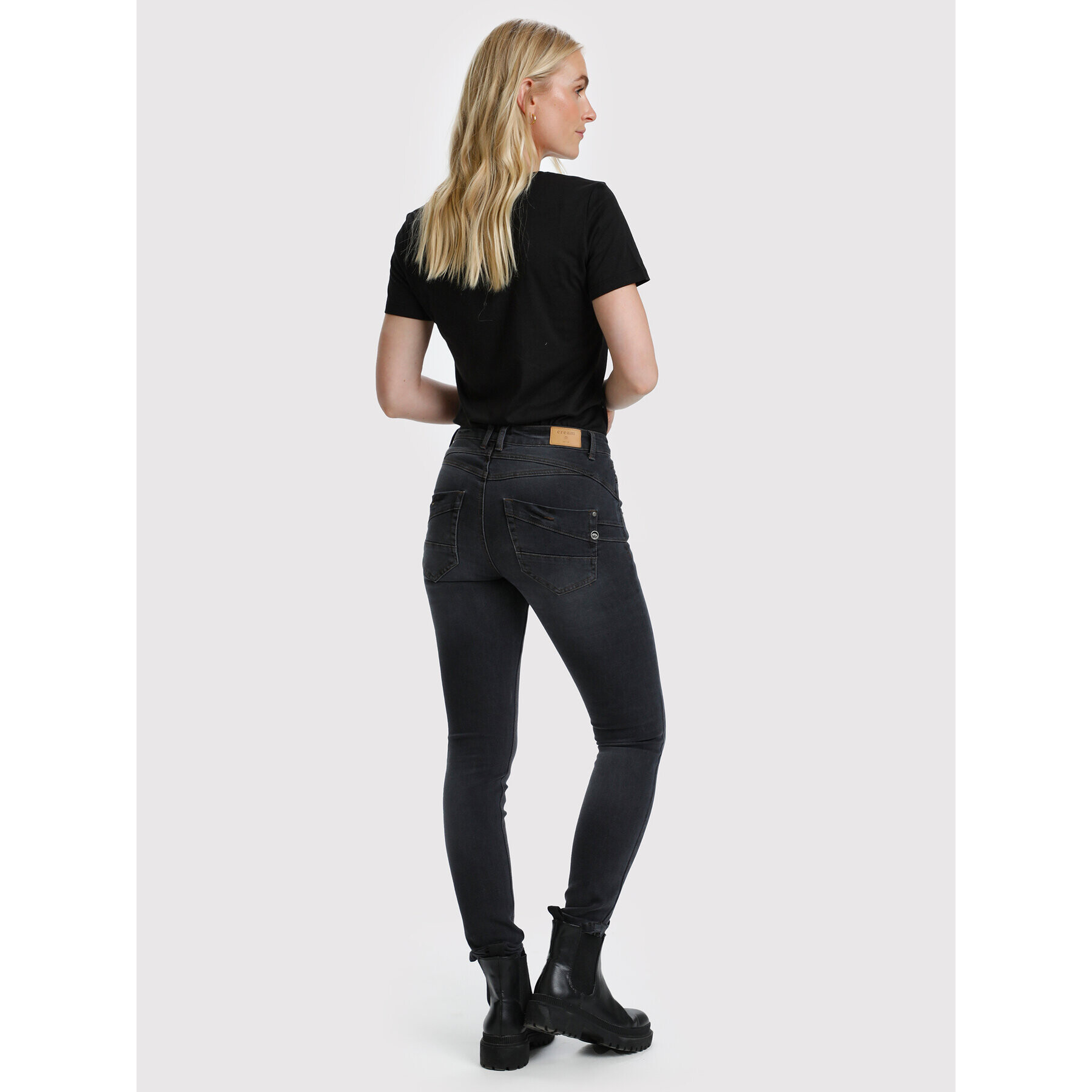 Cream Jeansy Amalie 10604221 Černá Shaped Fit - Pepit.cz