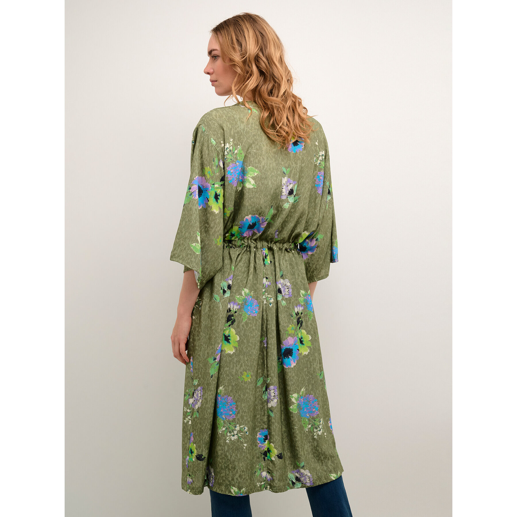 Cream Kimono Bahia 10608185 Zelená Loose Fit - Pepit.cz