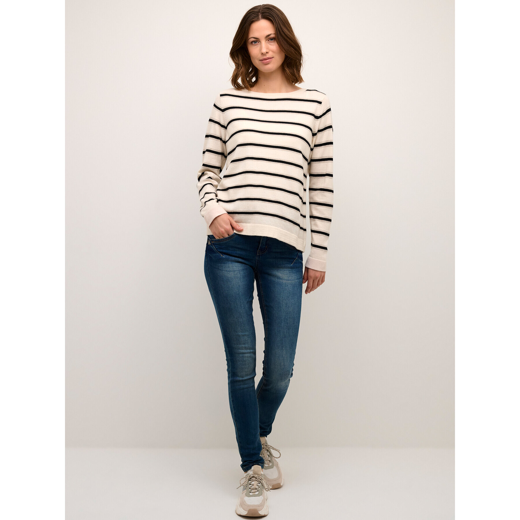 Cream Svetr Crdela Knit 10611709 Béžová Regular Fit - Pepit.cz