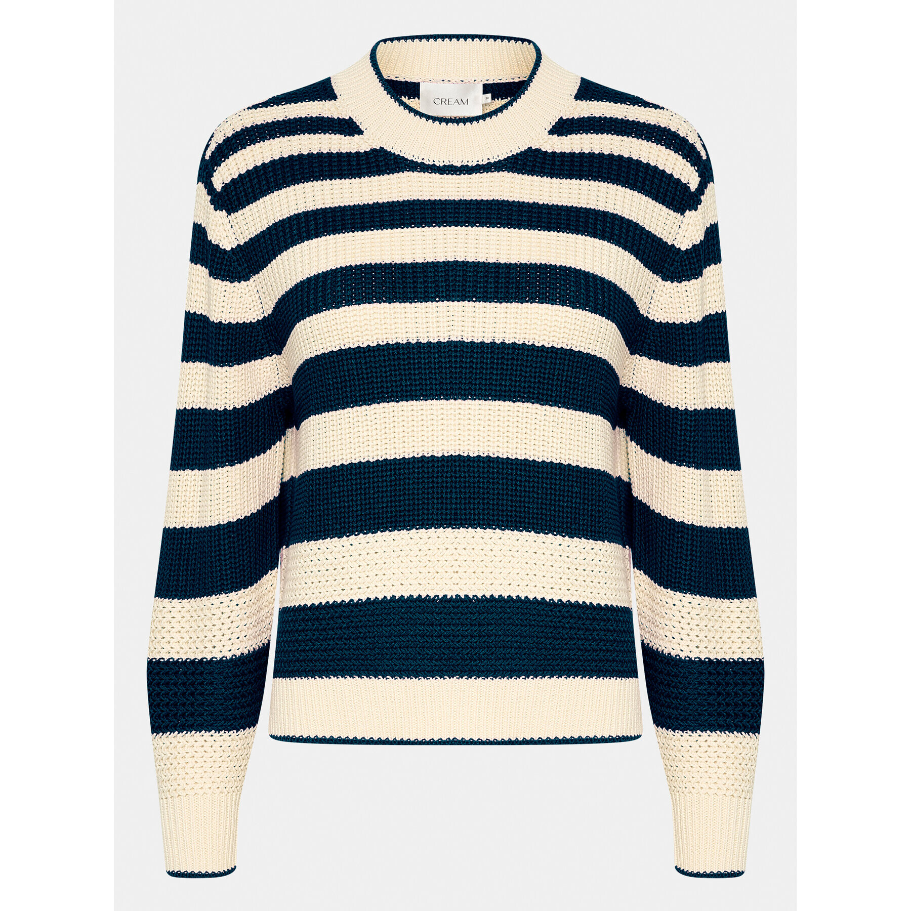 Cream Svetr Crmuka Knitted 10611880 Modrá Straight Fit - Pepit.cz