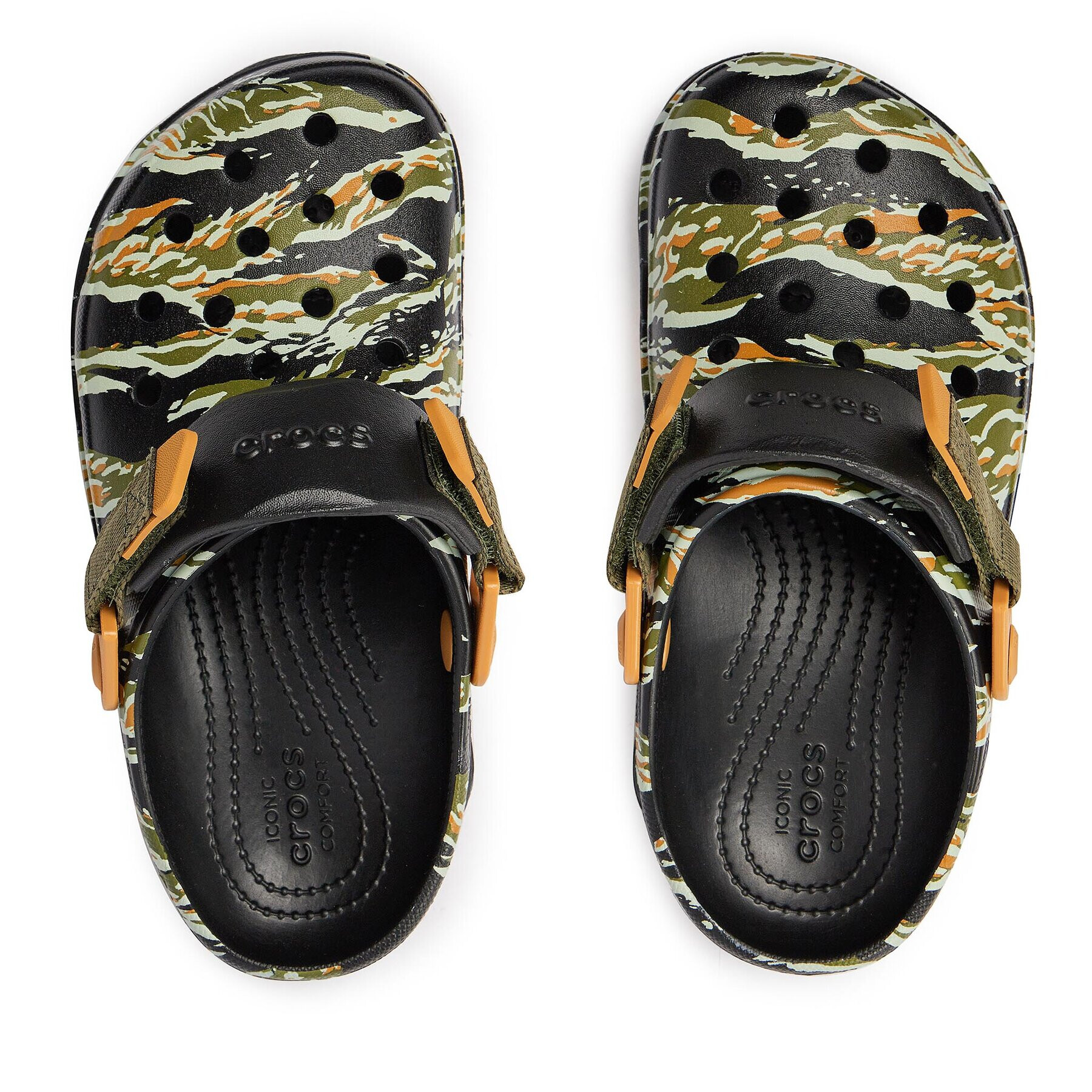 Crocs Dřeváky Classic All Terain Camo Clog 208062 Černá - Pepit.cz