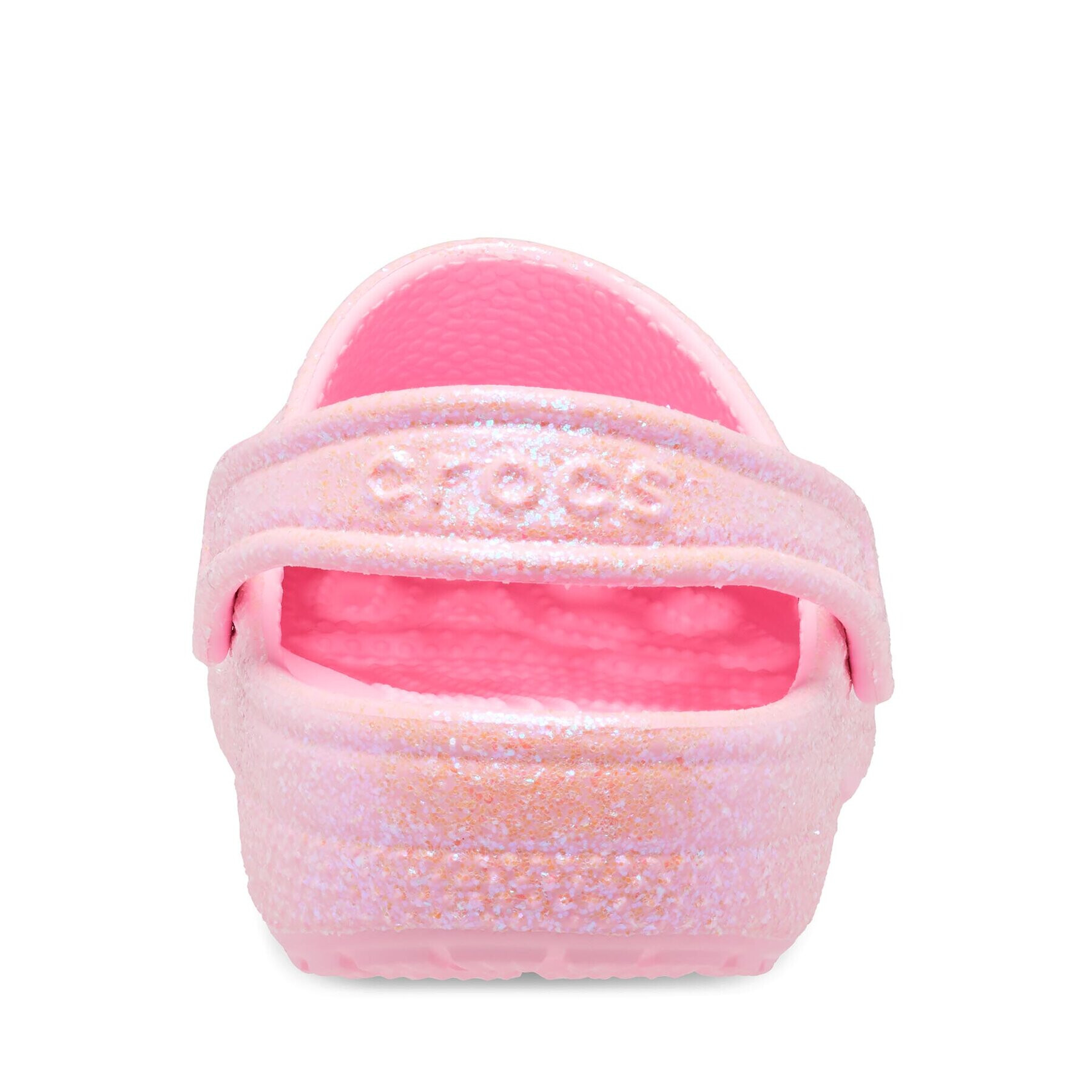 Crocs Dřeváky Classic Glitter Clog K 206993 Růžová - Pepit.cz