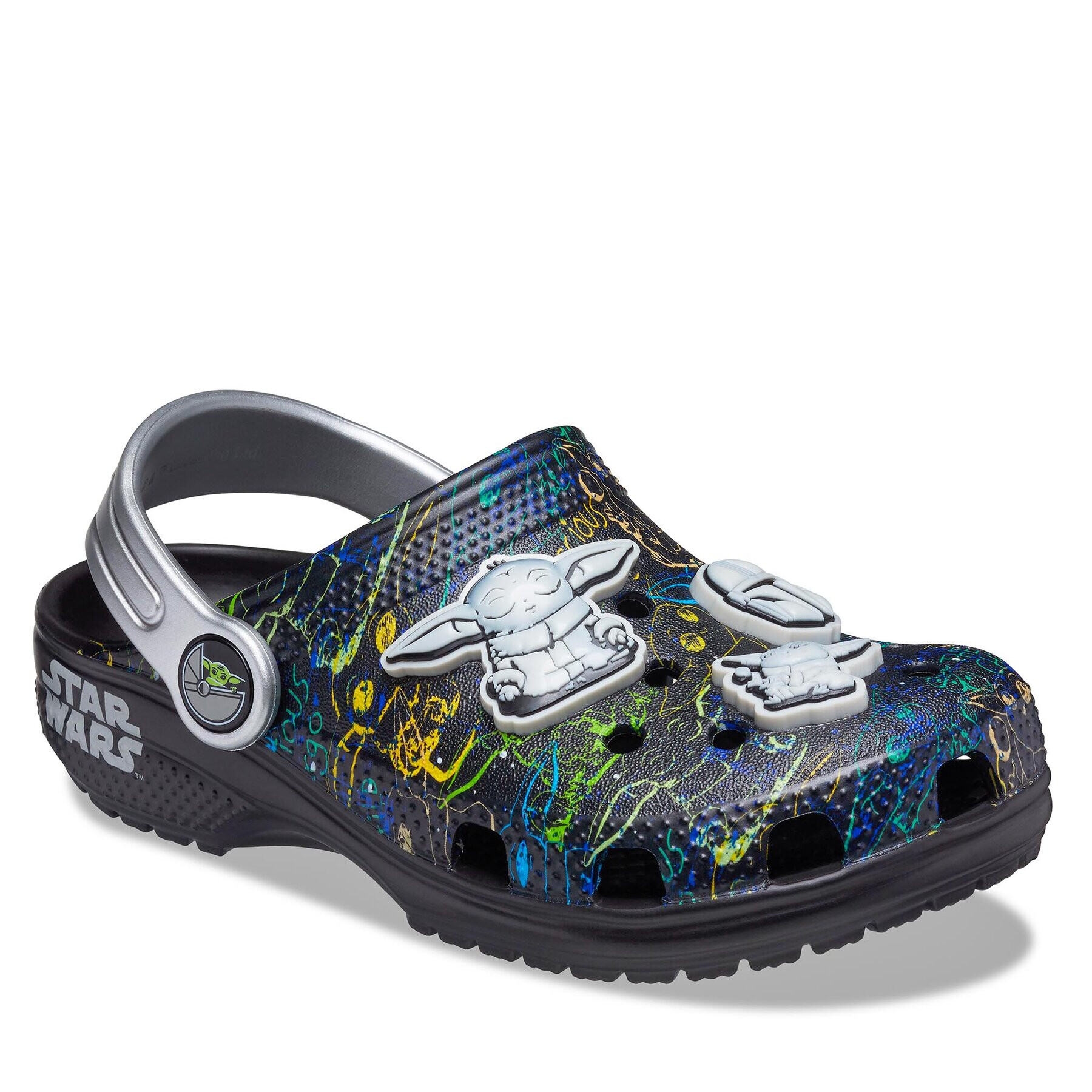 Crocs Dřeváky Classic Grogu Clog Kids 207893 Černá - Pepit.cz