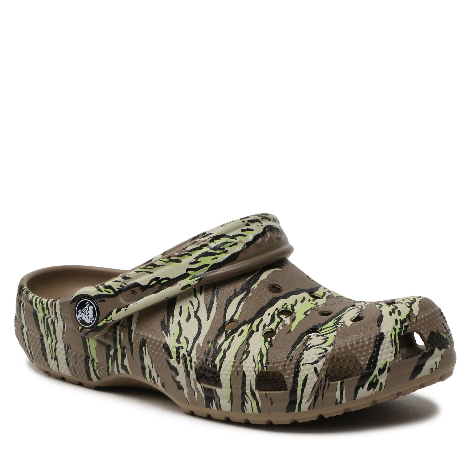 Crocs Dřeváky Classic Printed Camo Clog 206454 Khaki - Pepit.cz