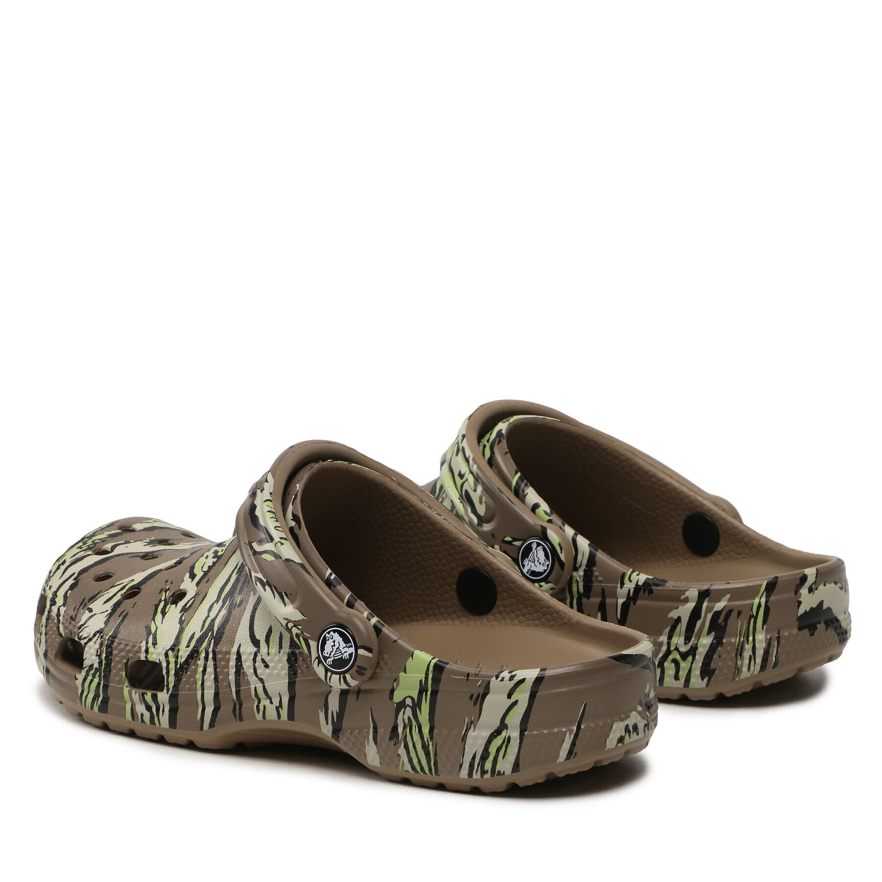 Crocs Dřeváky Classic Printed Camo Clog 206454 Khaki - Pepit.cz