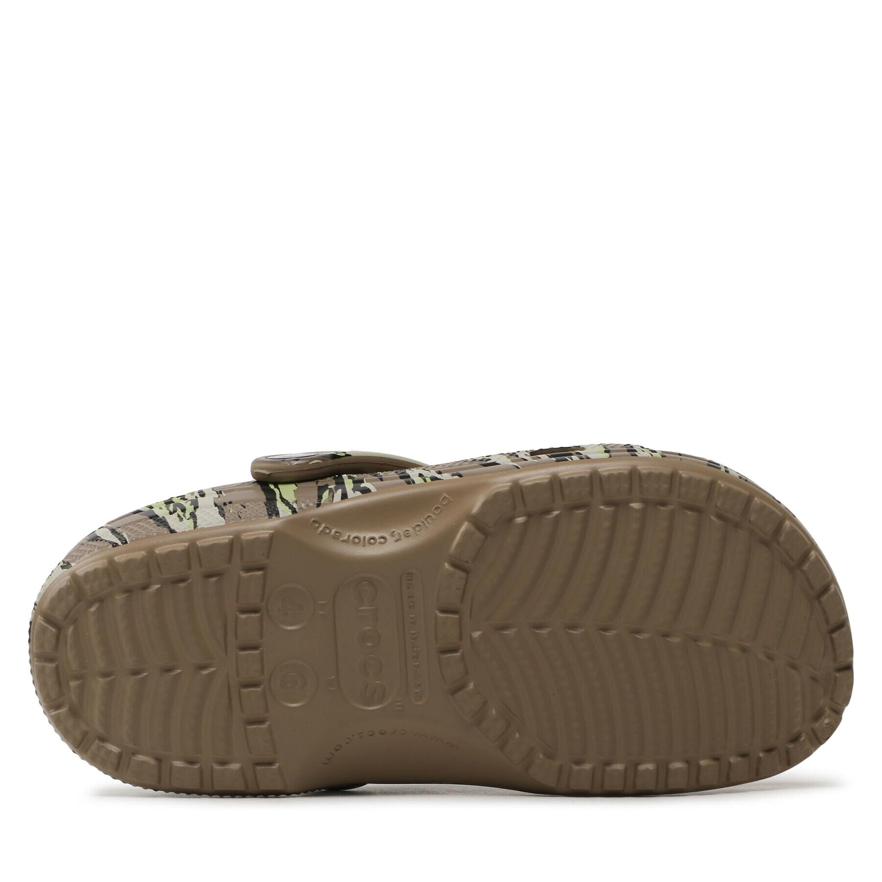 Crocs Dřeváky Classic Printed Camo Clog 206454 Khaki - Pepit.cz