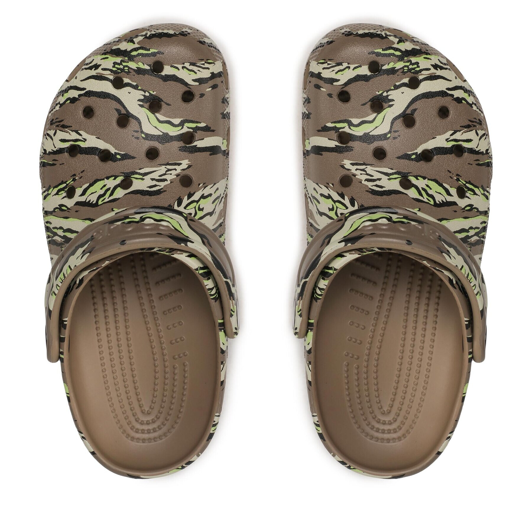 Crocs Dřeváky Classic Printed Camo Clog 206454 Khaki - Pepit.cz