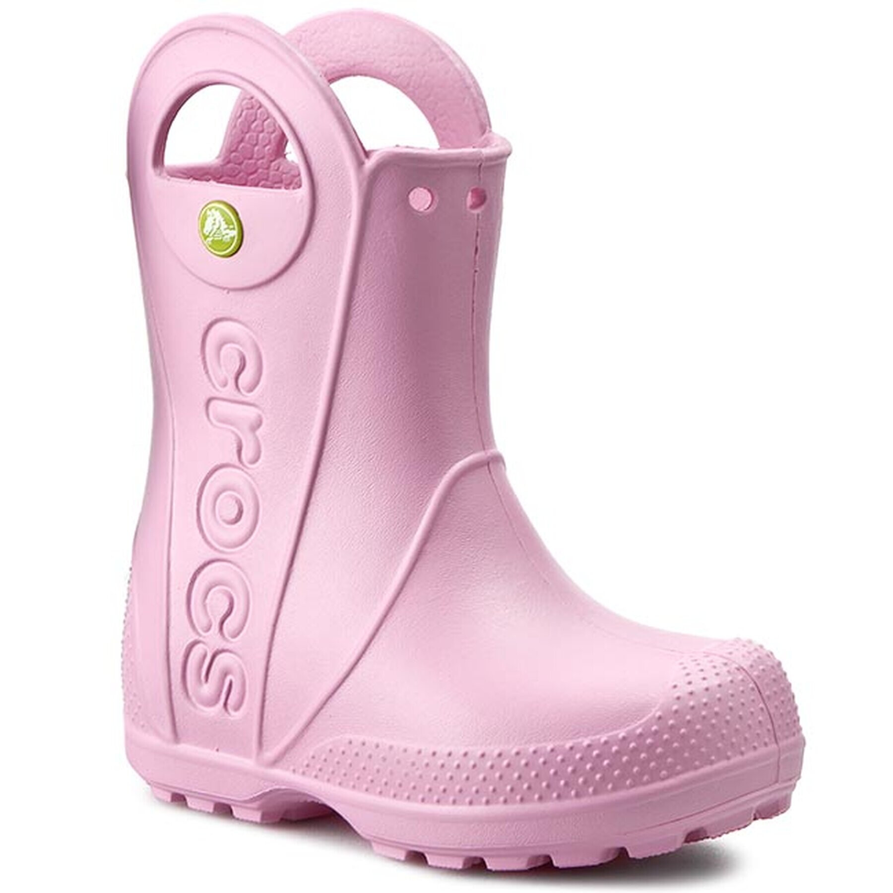 Crocs Holínky Handle It Rain Boot Kids 12803 Růžová - Pepit.cz