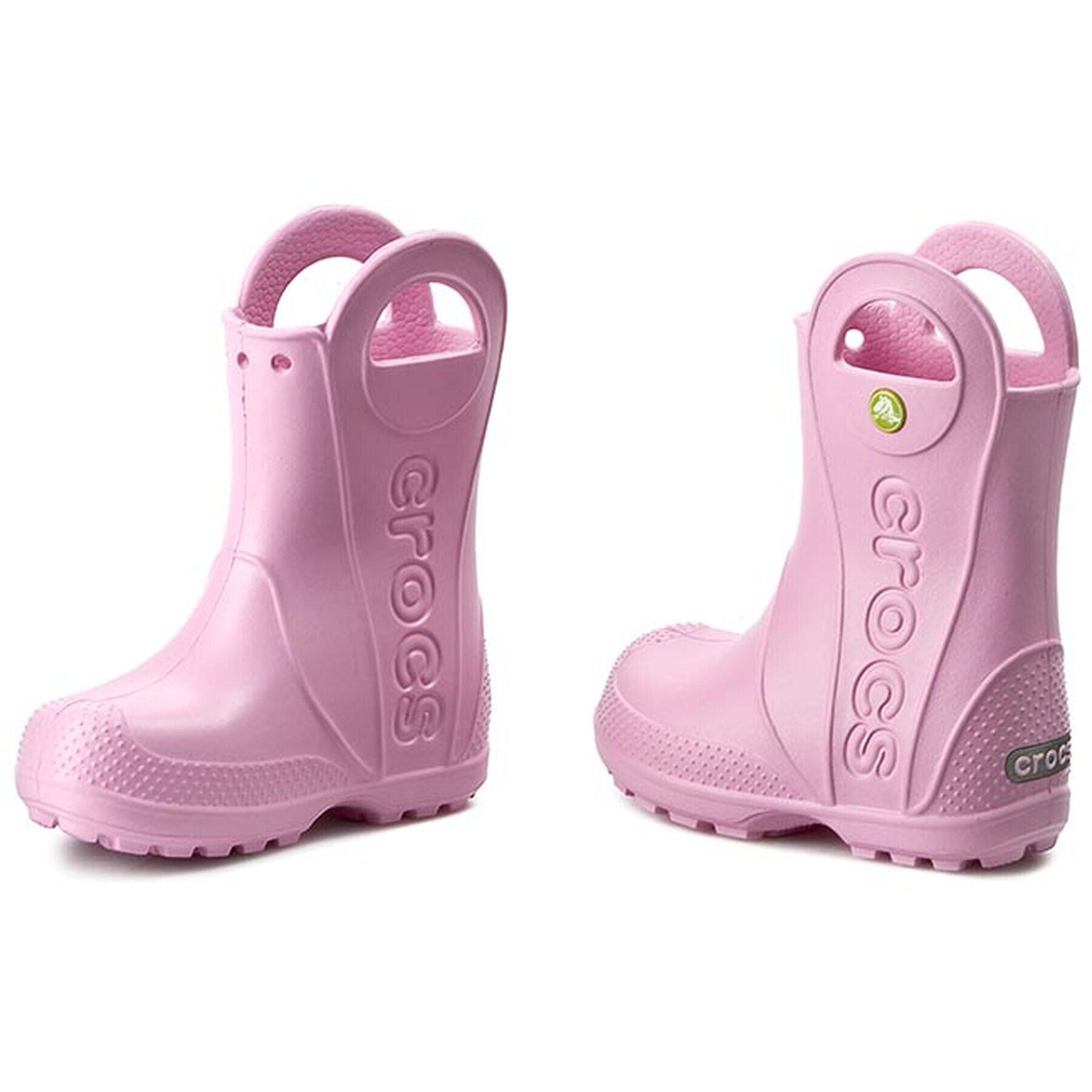 Crocs Holínky Handle It Rain Boot Kids 12803 Růžová - Pepit.cz