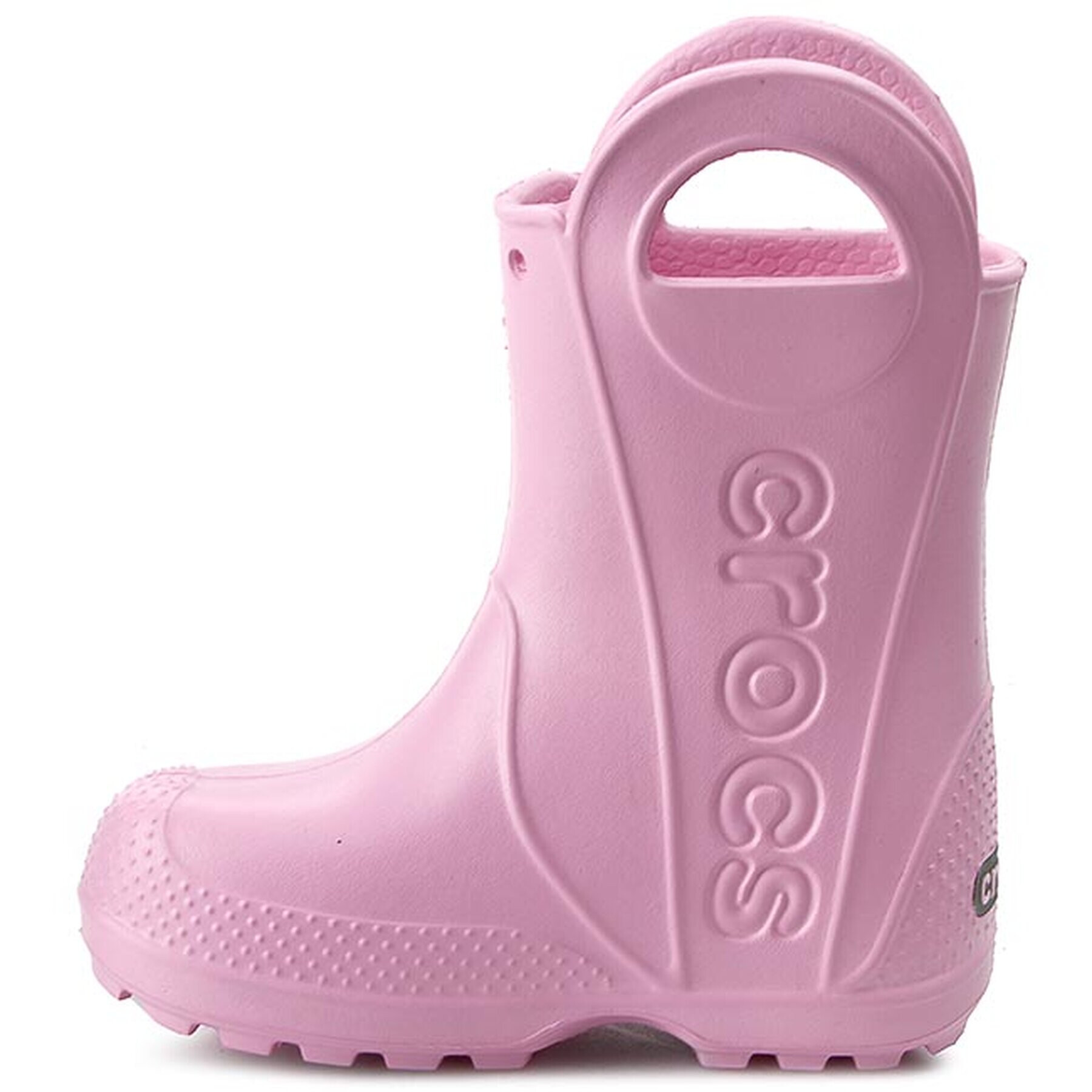 Crocs Holínky Handle It Rain Boot Kids 12803 Růžová - Pepit.cz