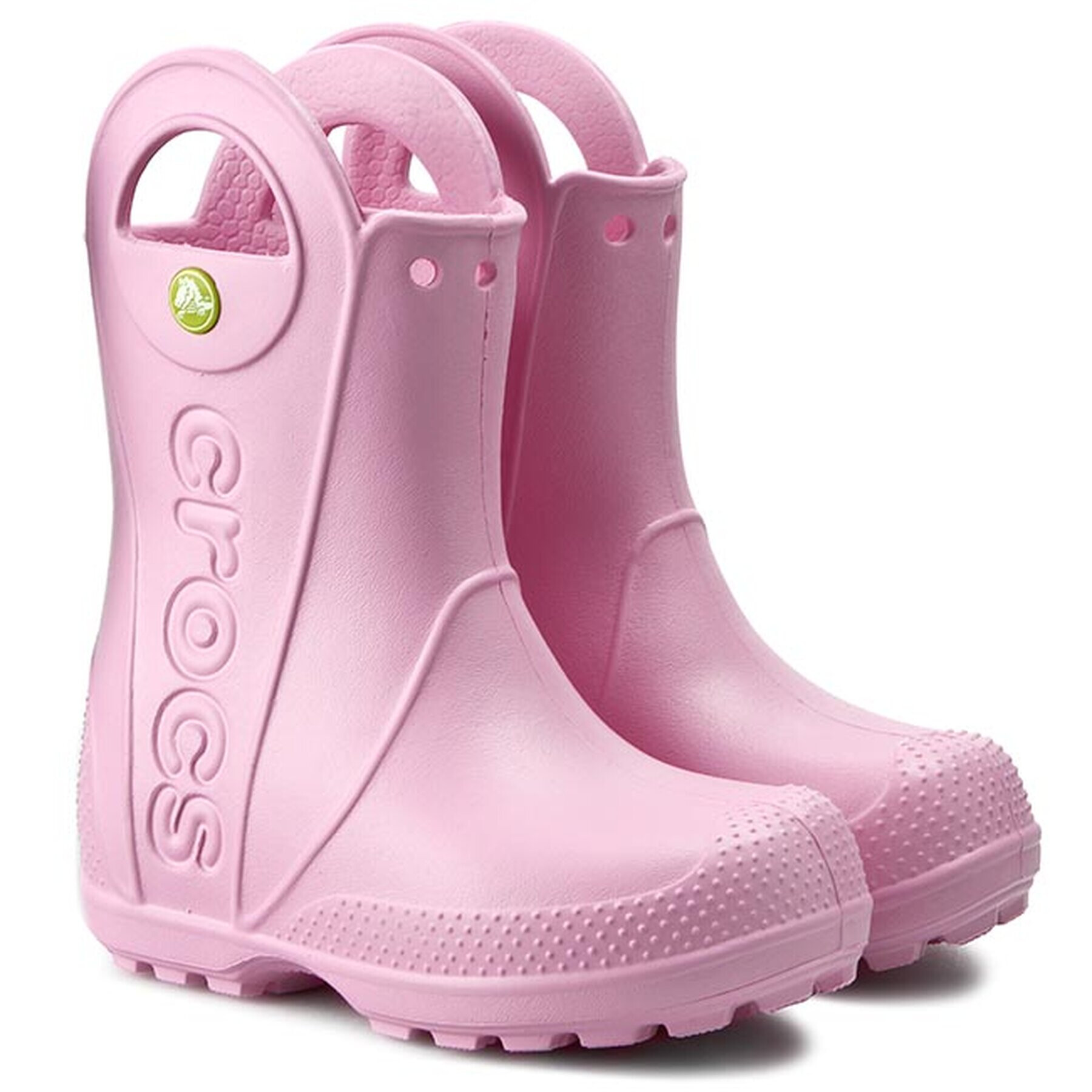 Crocs Holínky Handle It Rain Boot Kids 12803 Růžová - Pepit.cz