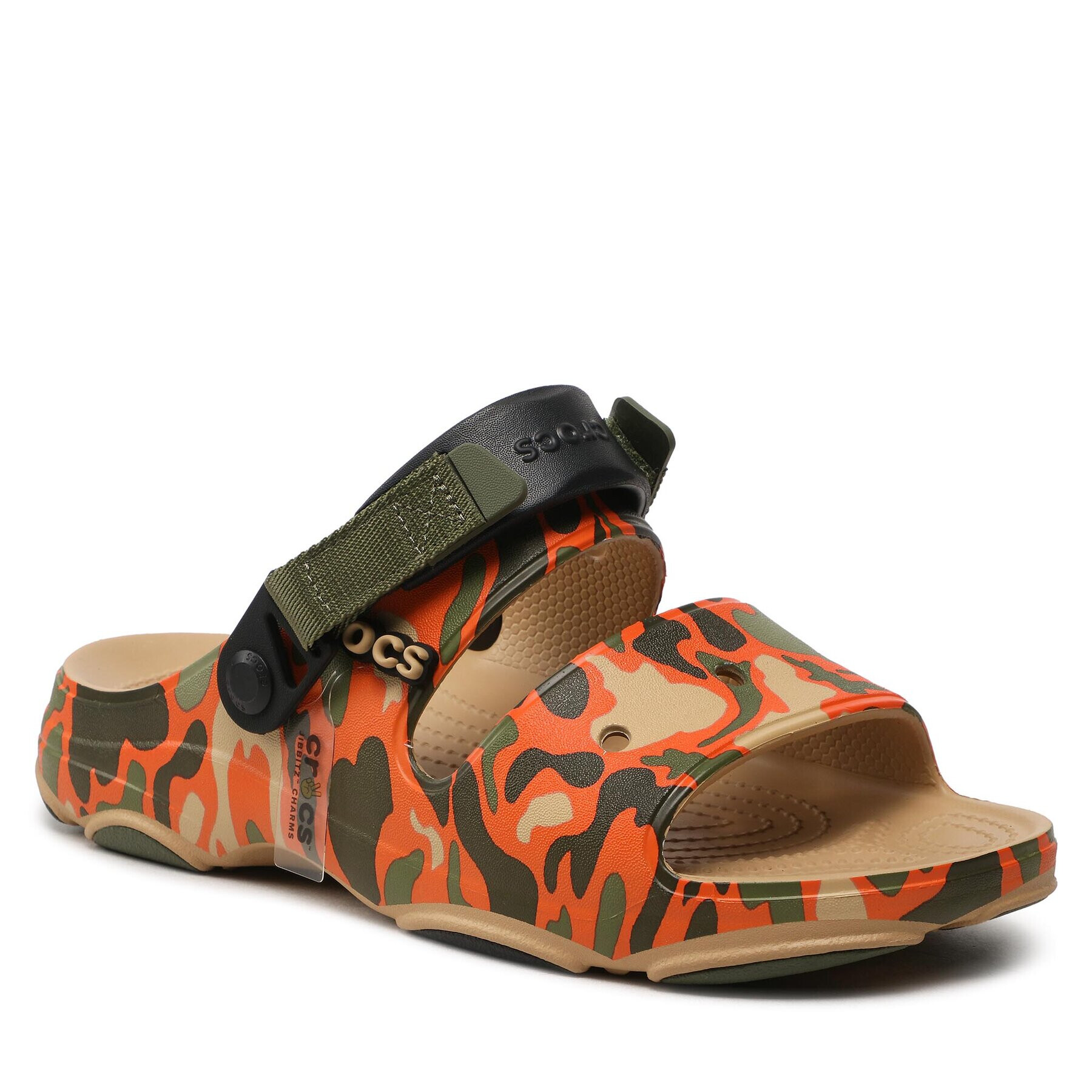 Crocs Nazouváky Classic Allterrain Camo 208063 Oranžová - Pepit.cz