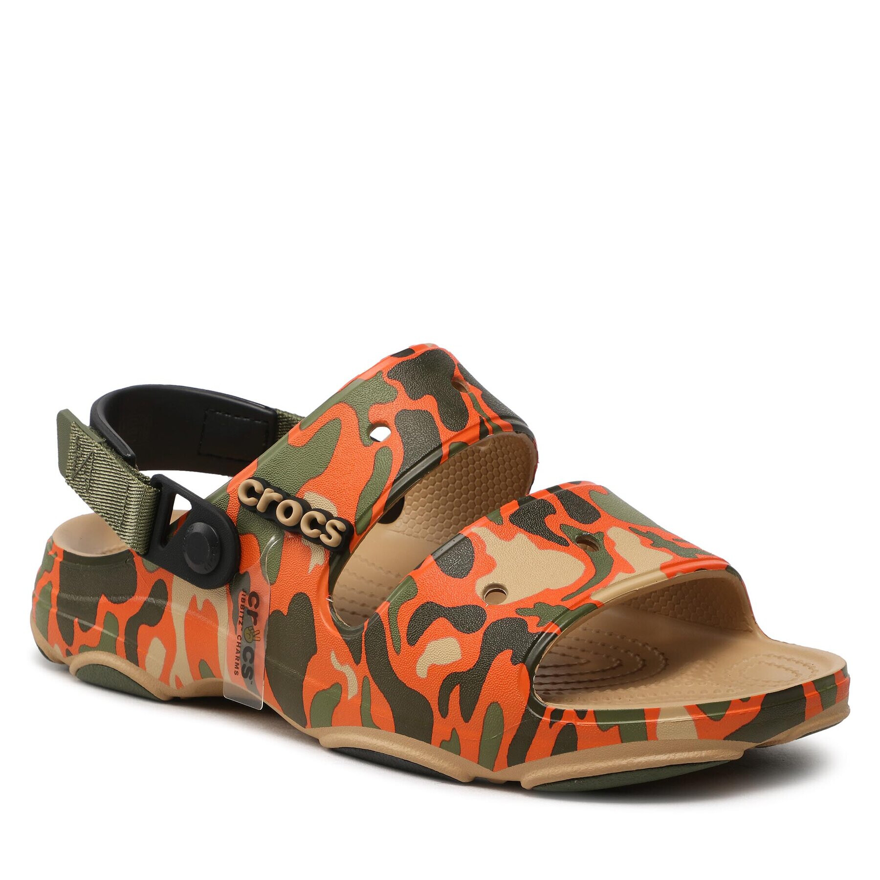 Crocs Nazouváky Classic Allterrain Camo 208063 Oranžová - Pepit.cz