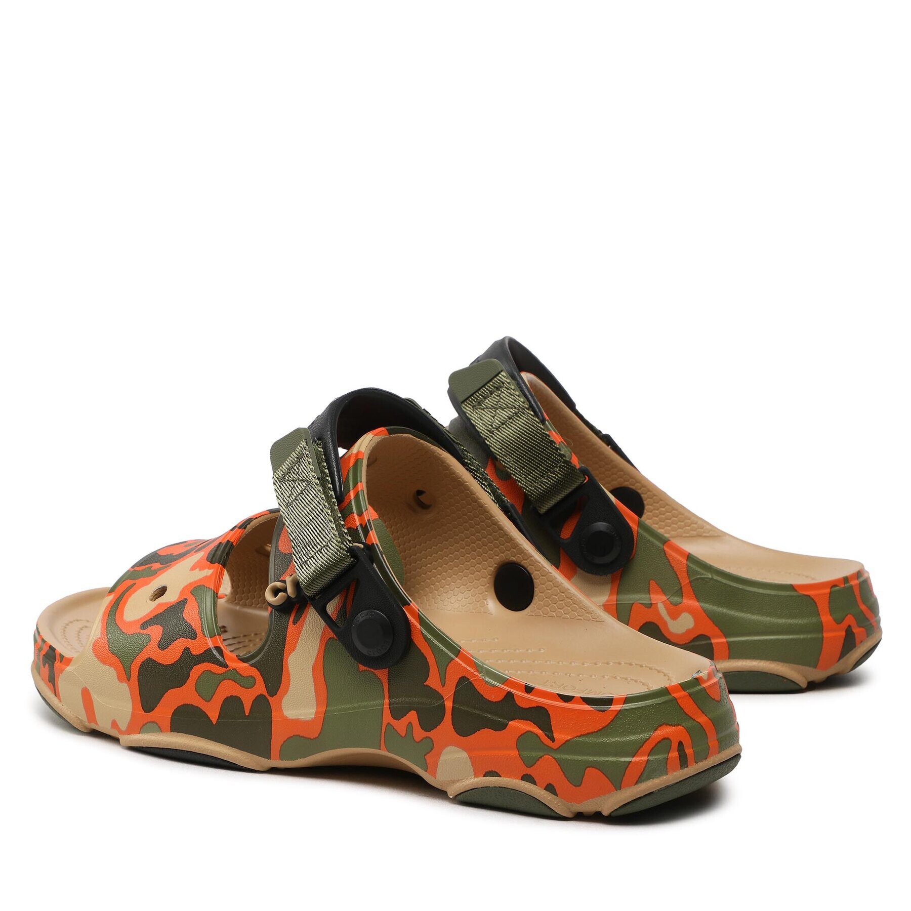 Crocs Nazouváky Classic Allterrain Camo 208063 Oranžová - Pepit.cz