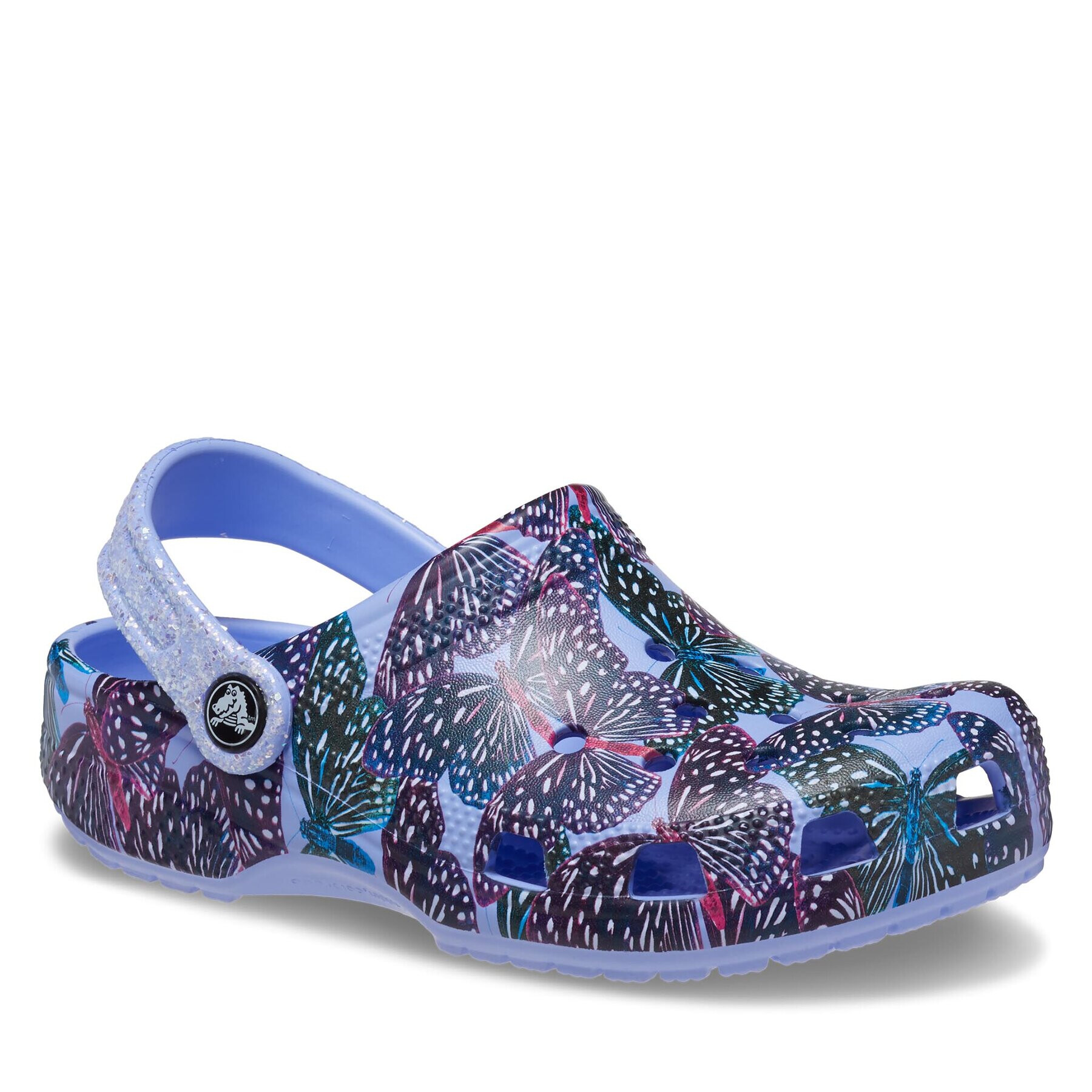 Crocs Nazouváky Classic Butterfly Clog Kids 208297 Modrá - Pepit.cz