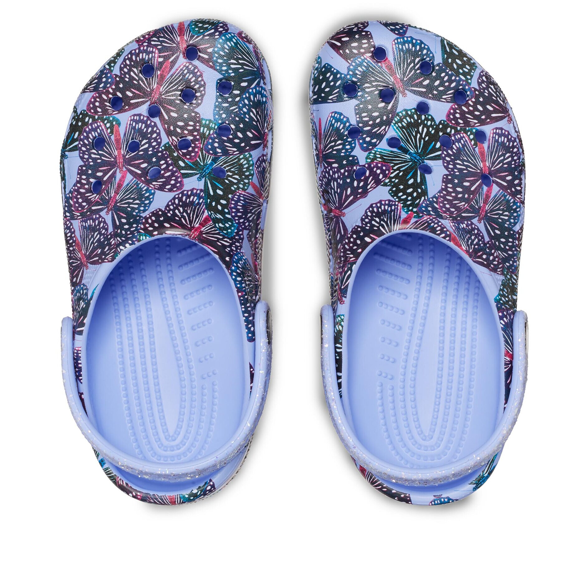 Crocs Nazouváky Classic Butterfly Clog Kids 208297 Modrá - Pepit.cz