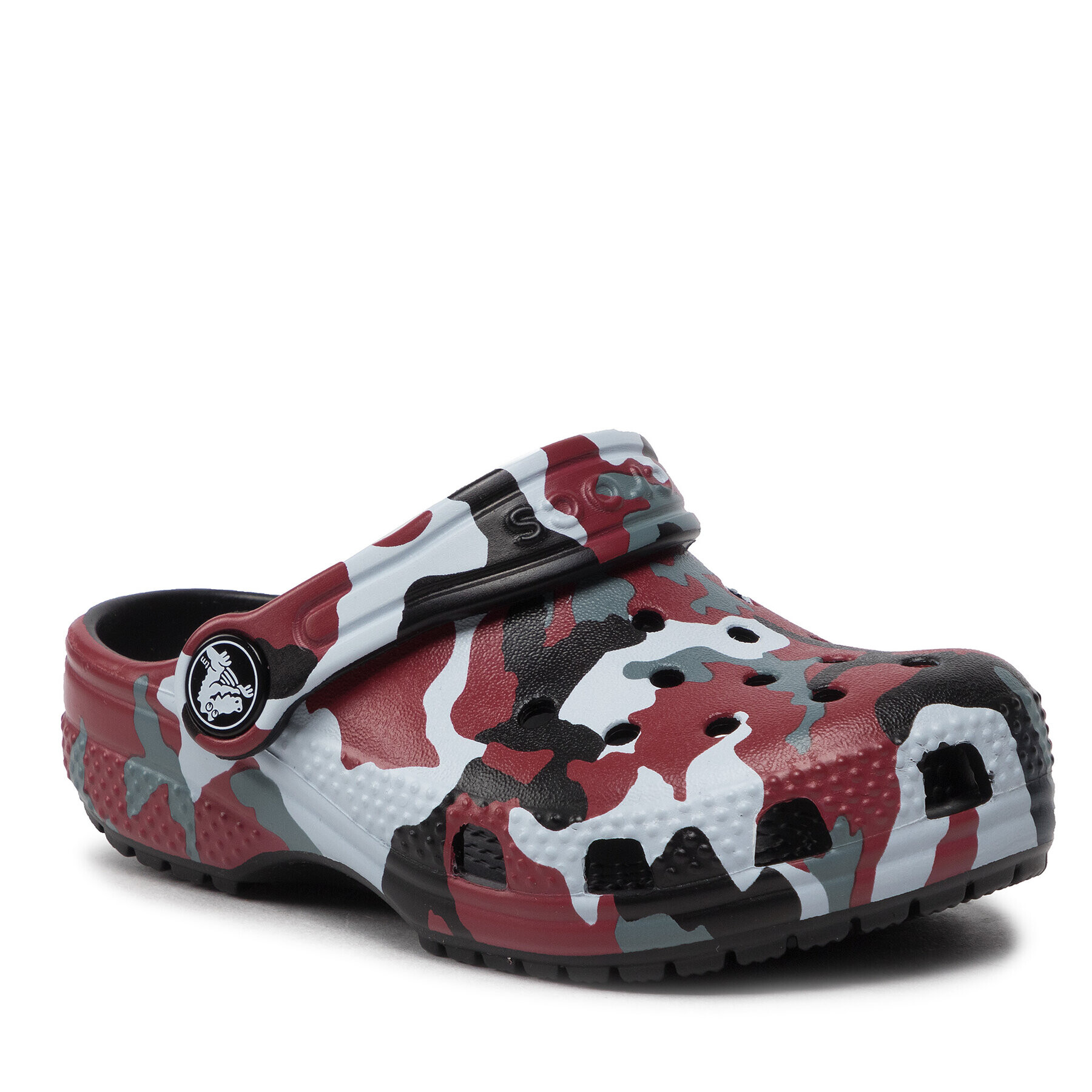 Crocs Nazouváky Classic Camo Clog T 207593 Červená - Pepit.cz