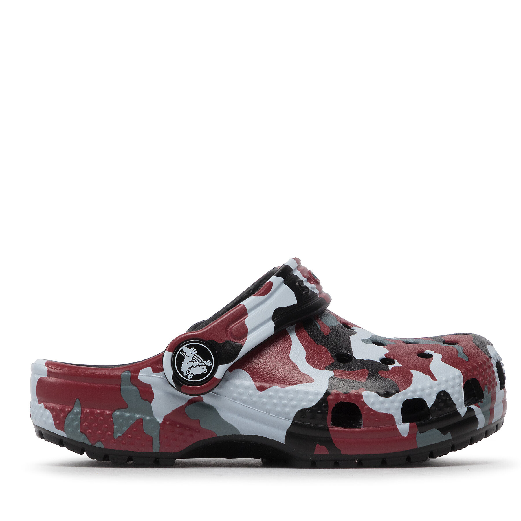 Crocs Nazouváky Classic Camo Clog T 207593 Červená - Pepit.cz