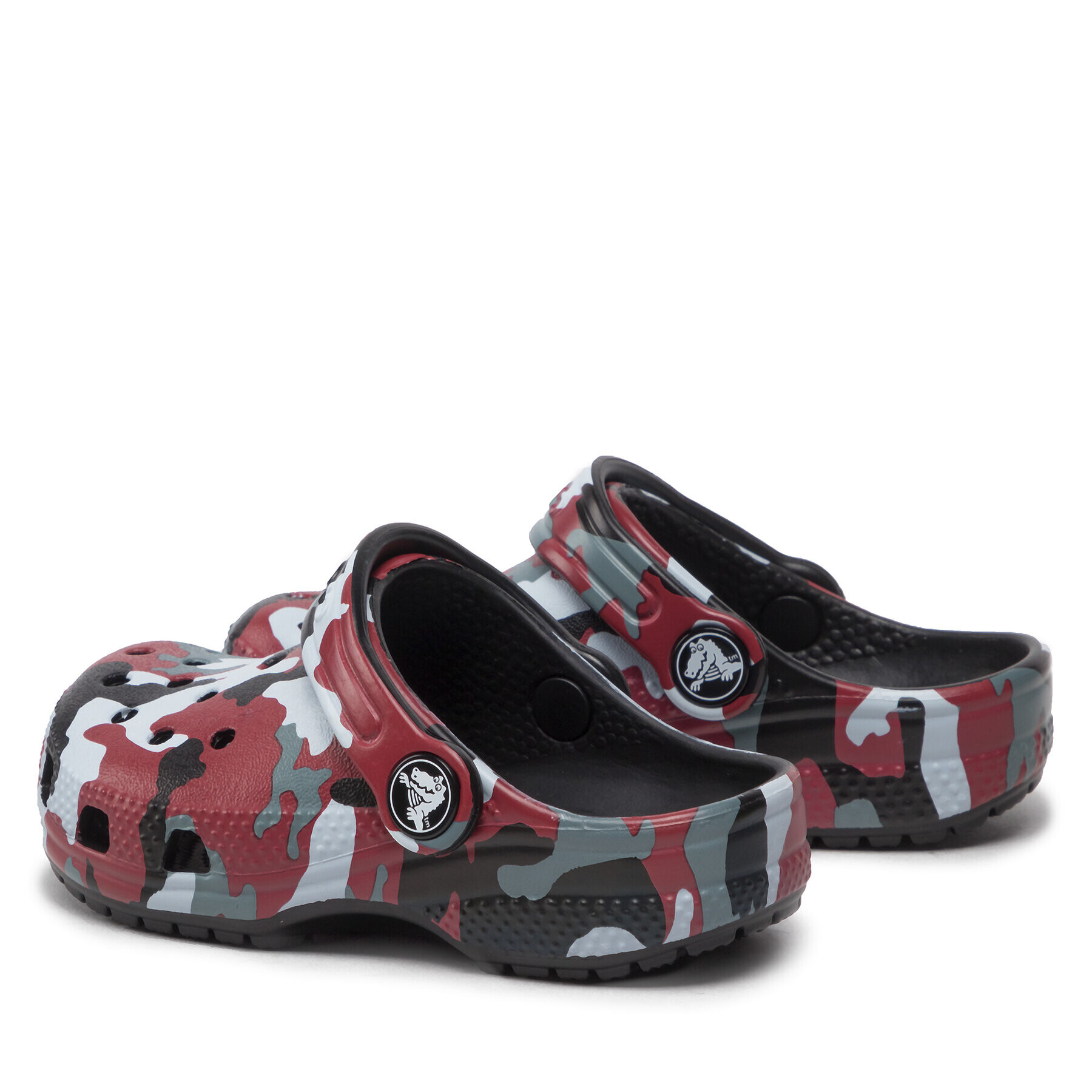 Crocs Nazouváky Classic Camo Clog T 207593 Červená - Pepit.cz