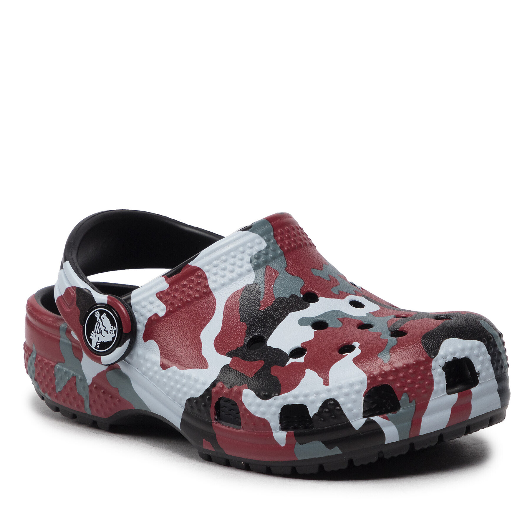 Crocs Nazouváky Classic Camo Clog T 207593 Červená - Pepit.cz