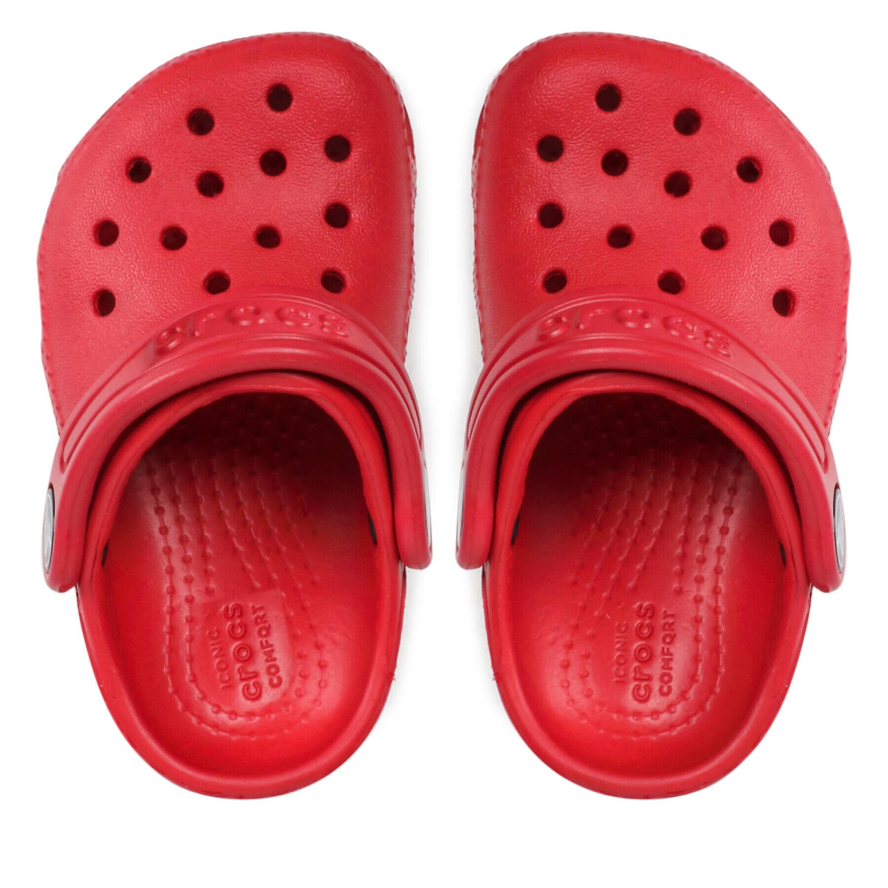 Crocs Nazouváky Classic Clog T 206990 Červená - Pepit.cz