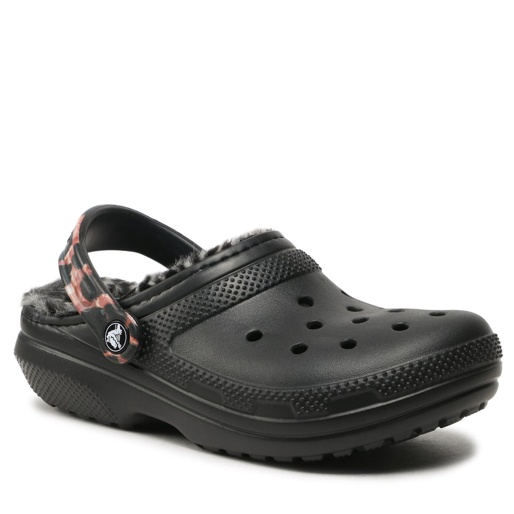 Crocs Nazouváky Classic Lined Animal Remix Clog 207842 Černá - Pepit.cz