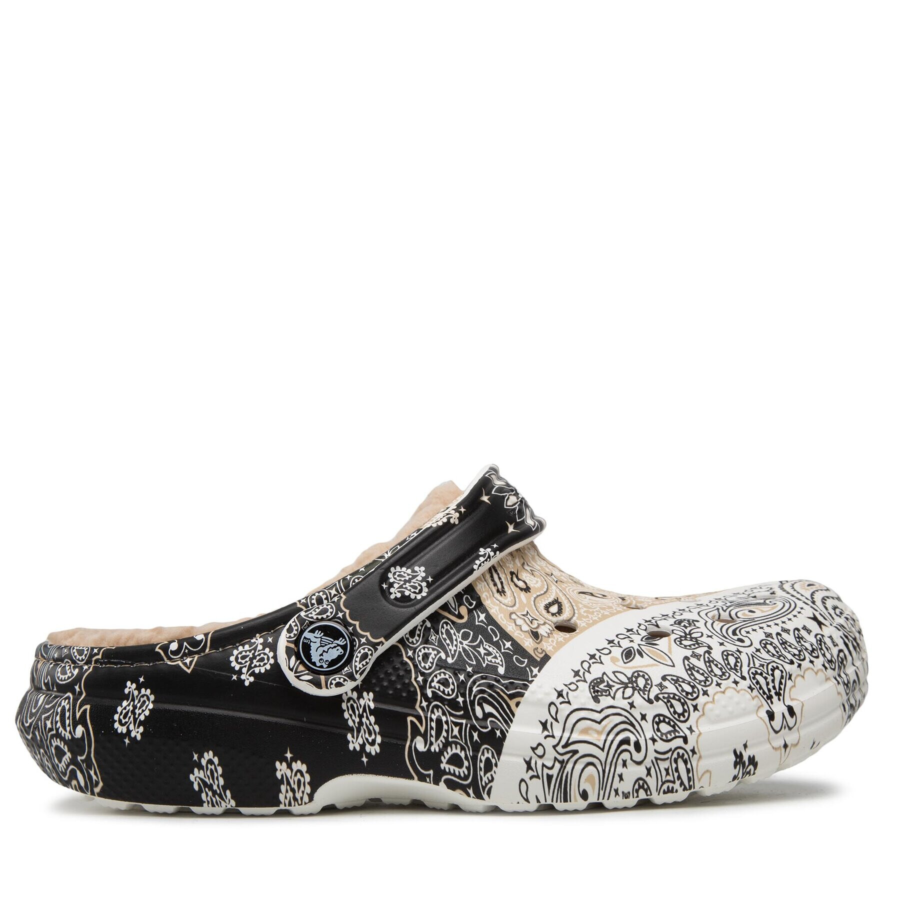 Crocs Nazouváky Classic Lined Bandana Clog 208061 Béžová - Pepit.cz