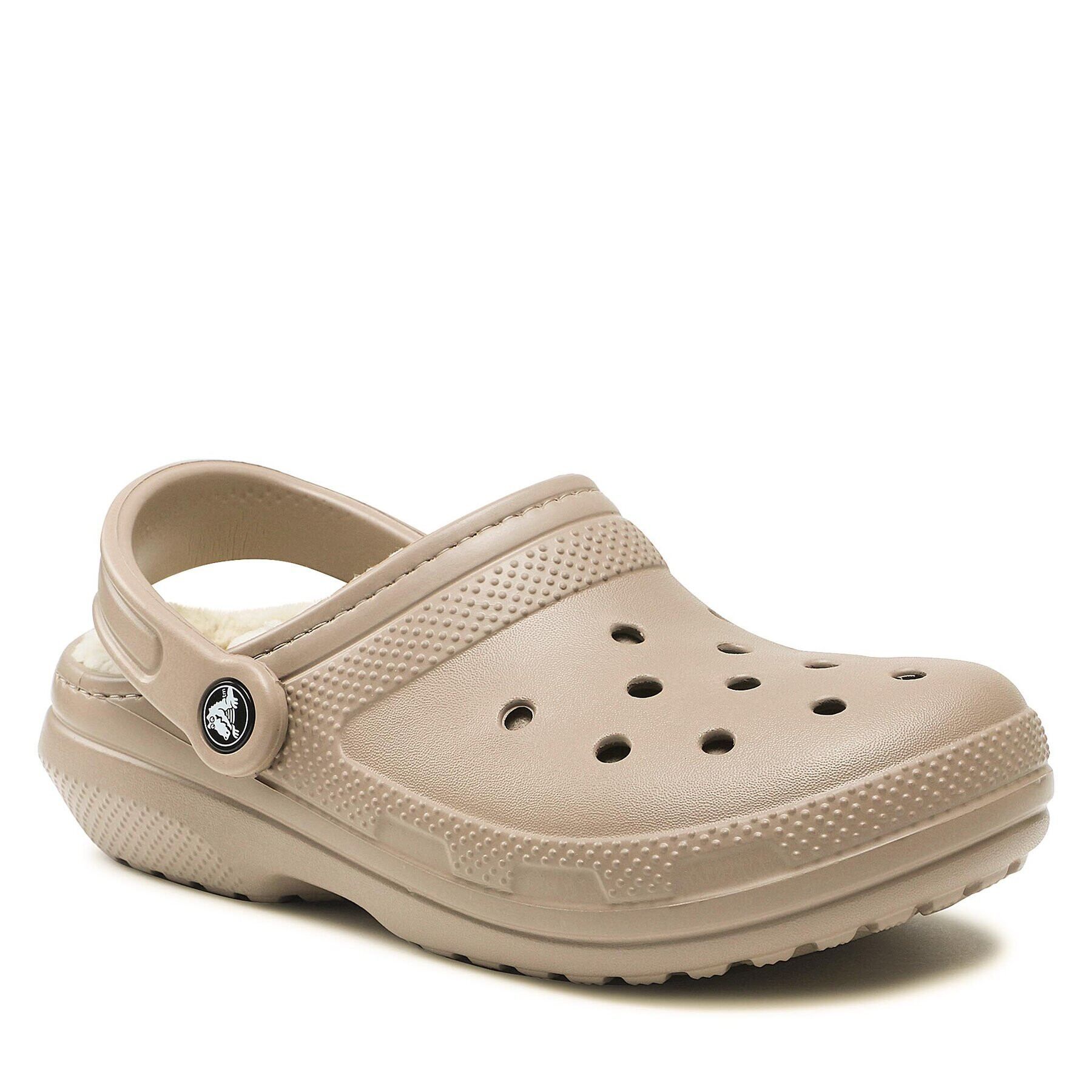 Crocs Nazouváky Classic Lined Clog 203591 Béžová - Pepit.cz