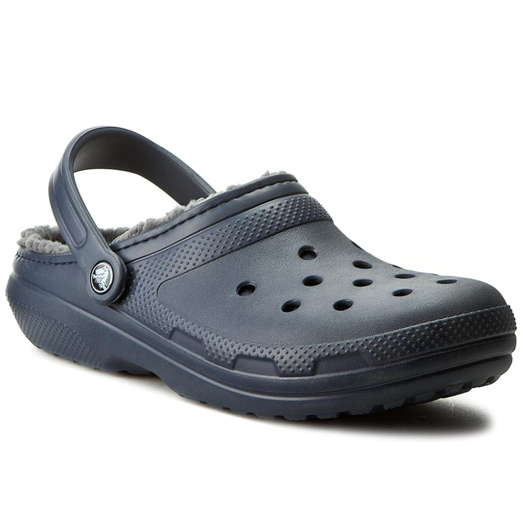 Crocs Nazouváky Classic Lined Clog 203591 Tmavomodrá - Pepit.cz