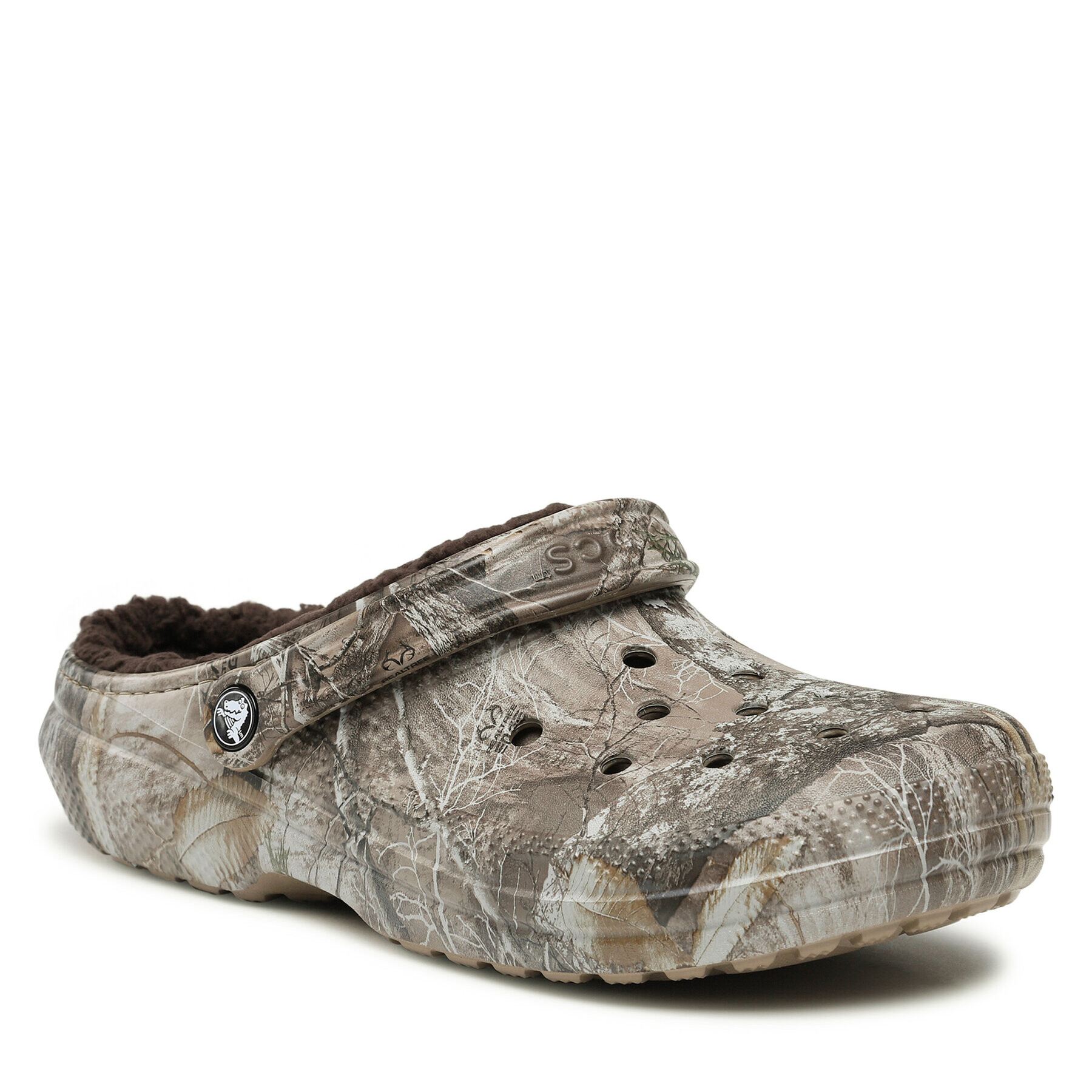 Crocs Nazouváky Classic Lined Realtree Edge Clog 205377 Hnědá - Pepit.cz