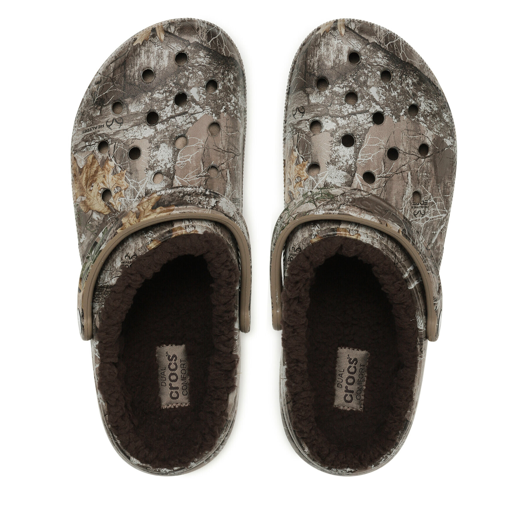 Crocs Nazouváky Classic Lined Realtree Edge Clog 205377 Hnědá - Pepit.cz