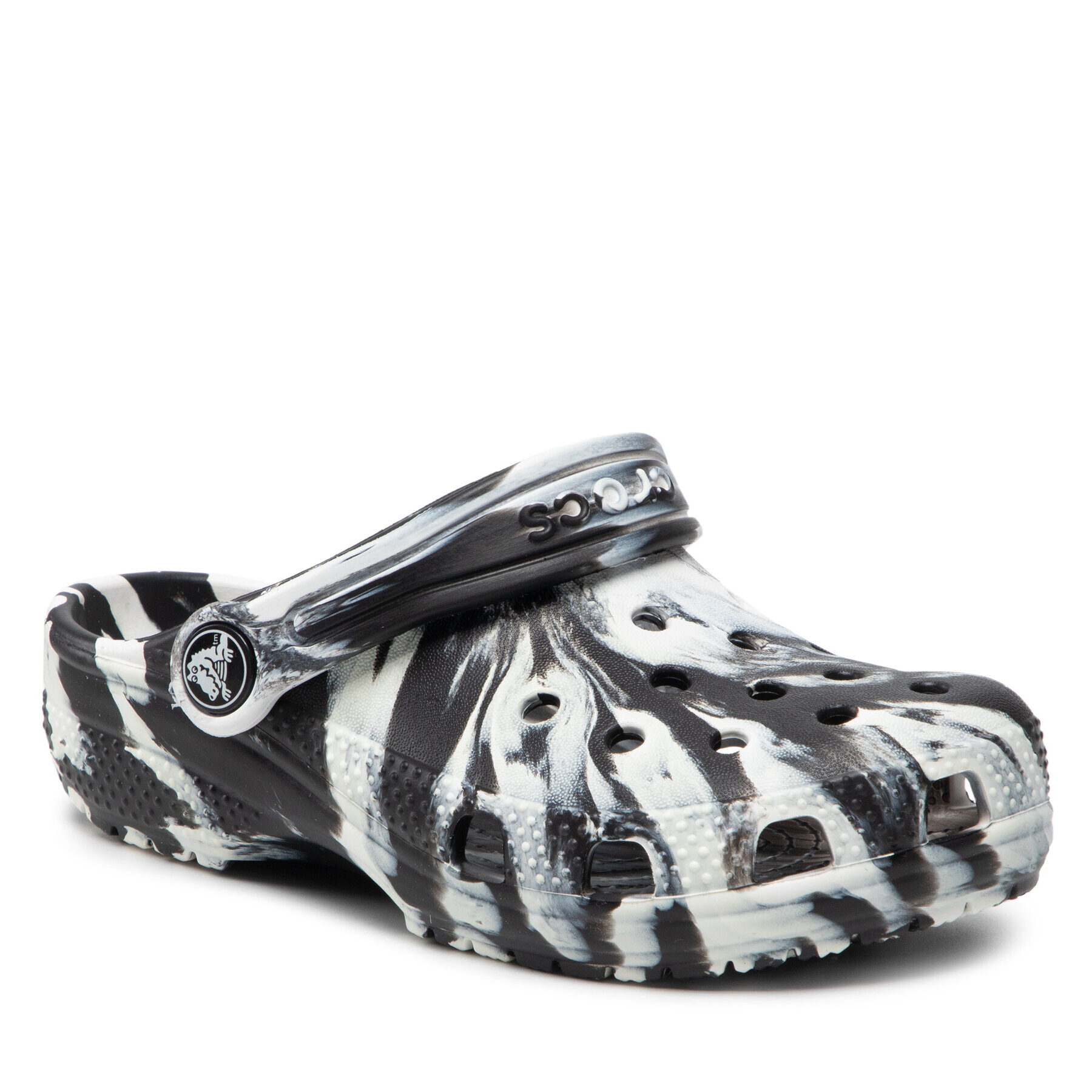 Crocs Nazouváky Classic Marbled Clog 207464 Černá - Pepit.cz