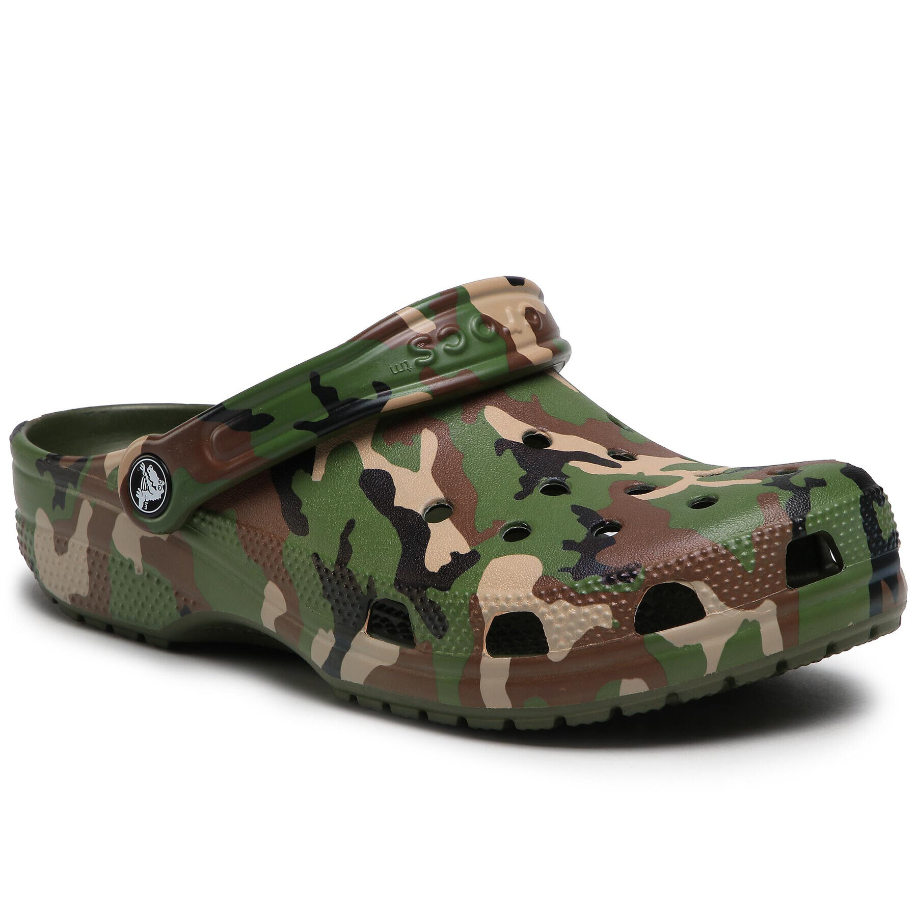 Crocs Nazouváky Classic Printed Camo Clog 206454 Zelená - Pepit.cz